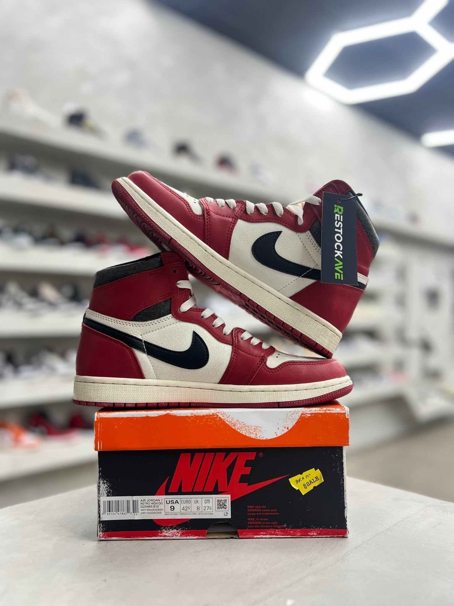 Jordan 1 Retro High OG Chicago Lost and Found Sz 9 (PREOWNED) - Restock AveJordan 1 Retro High OG Chicago Lost and Found Sz 9 (PREOWNED)Restock AveRestock Ave9Restock Ave