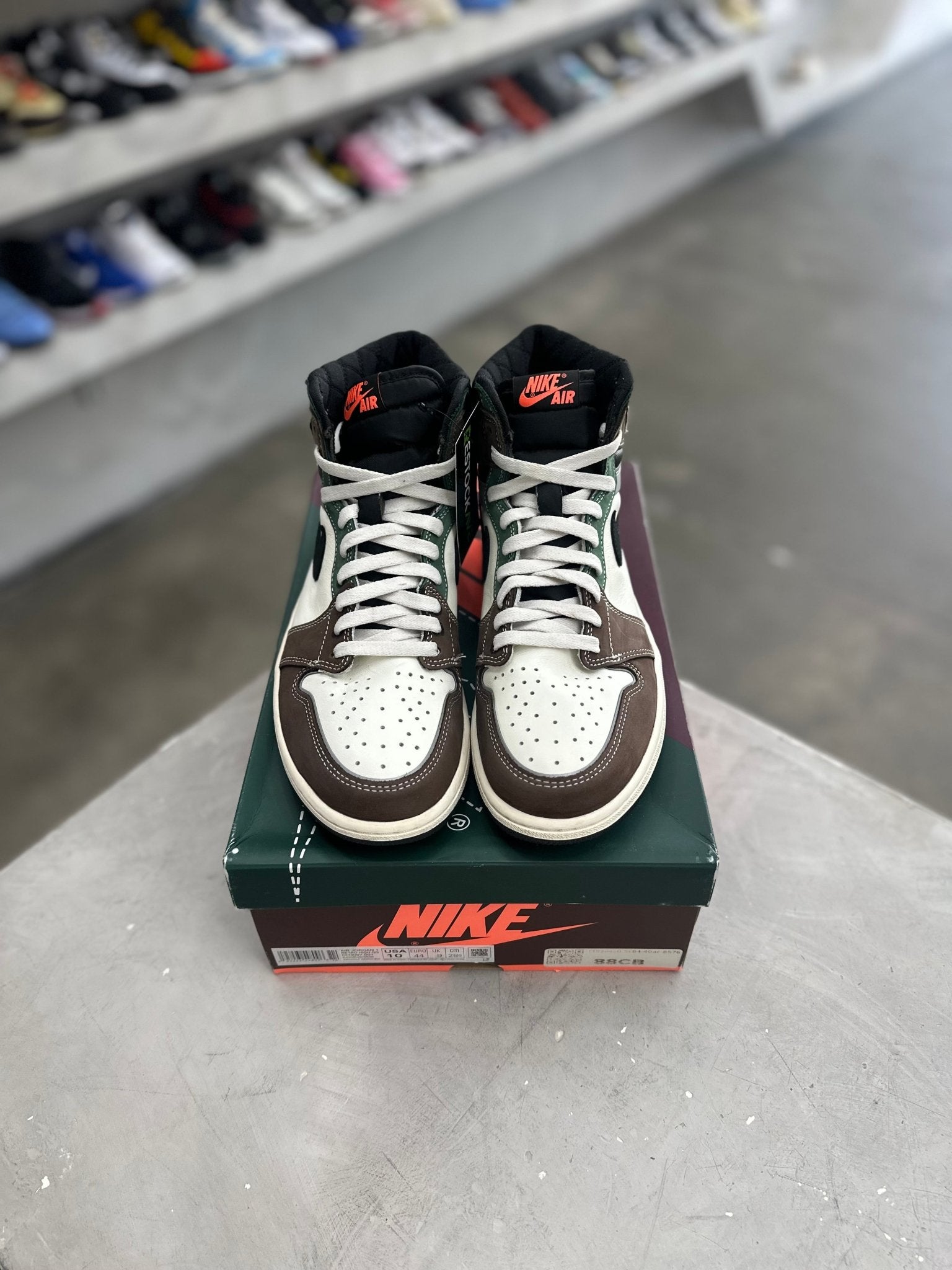 Jordan 1 Retro High OG Hand Crafted Sz 10 (PREOWNED) - Restock AveJordan 1 Retro High OG Hand Crafted Sz 10 (PREOWNED)Restock AveRestock Ave10Restock Ave