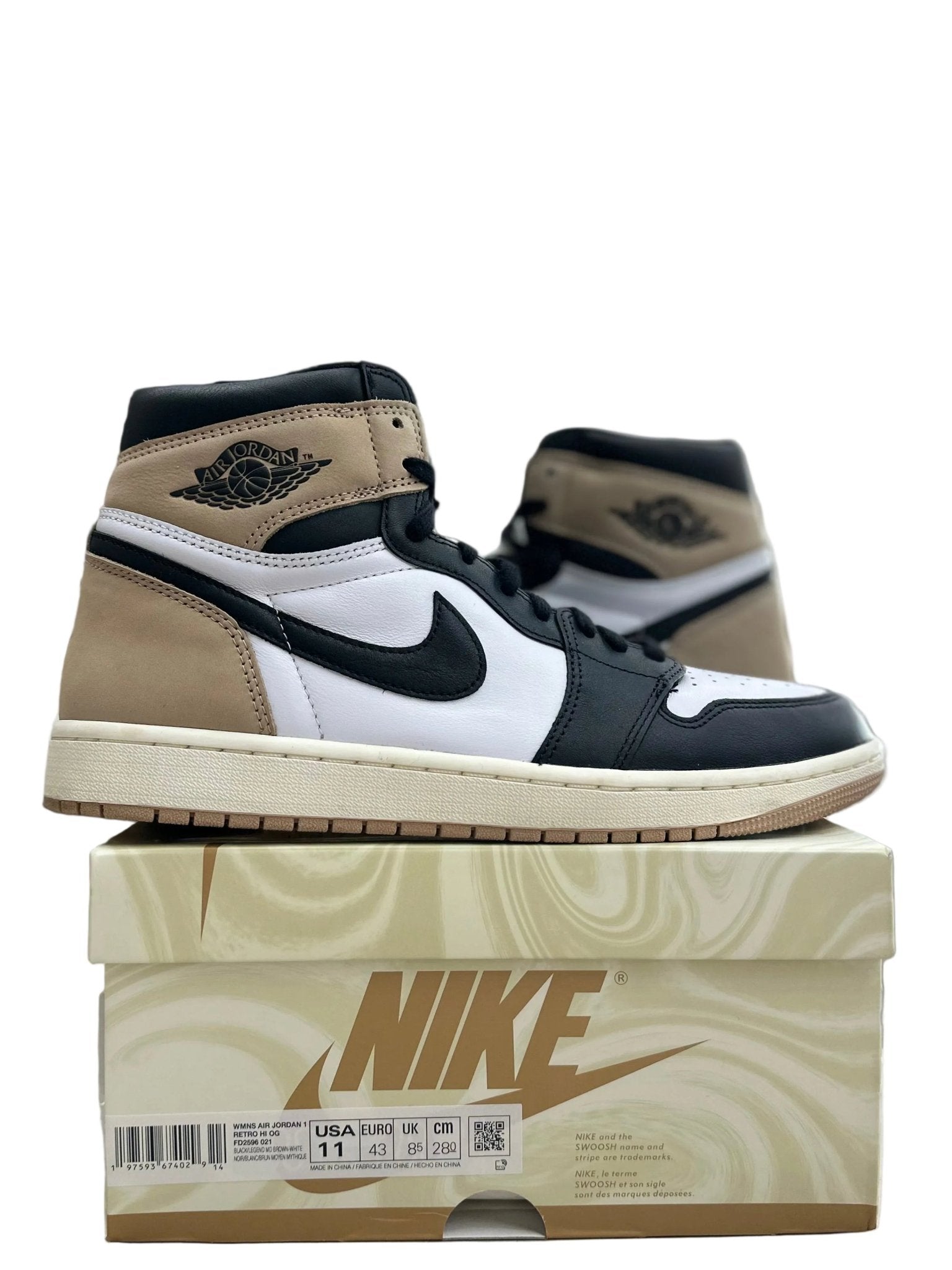 Jordan 1 Retro High OG Latte Sz W11/9.5 (PREOWNED) - Restock AveJordan 1 Retro High OG Latte Sz W11/9.5 (PREOWNED)Restock AveRestock Avew11/9.5menRestock Ave