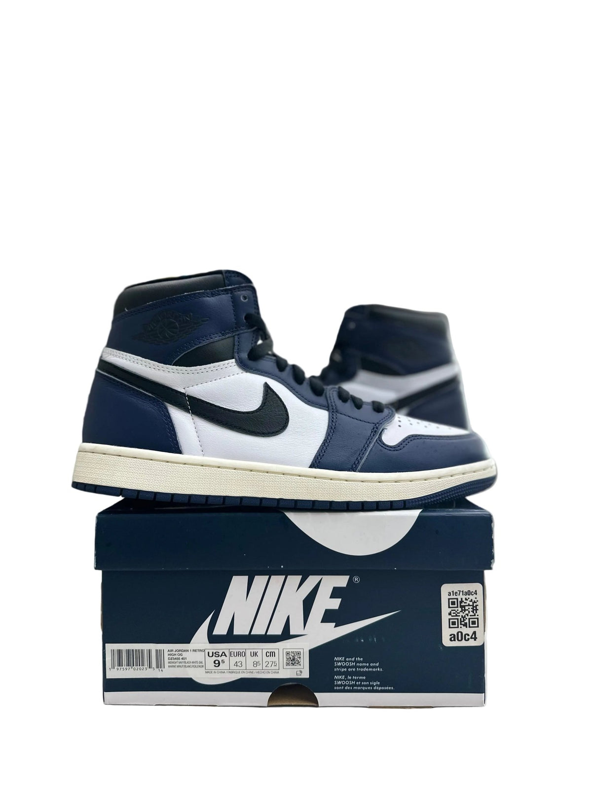 Jordan 1 Retro High OG Midnight Navy Sz 9.5 (PREOWNED) - Restock AveJordan 1 Retro High OG Midnight Navy Sz 9.5 (PREOWNED)Restock AveRestock Ave9.562134131Restock Ave