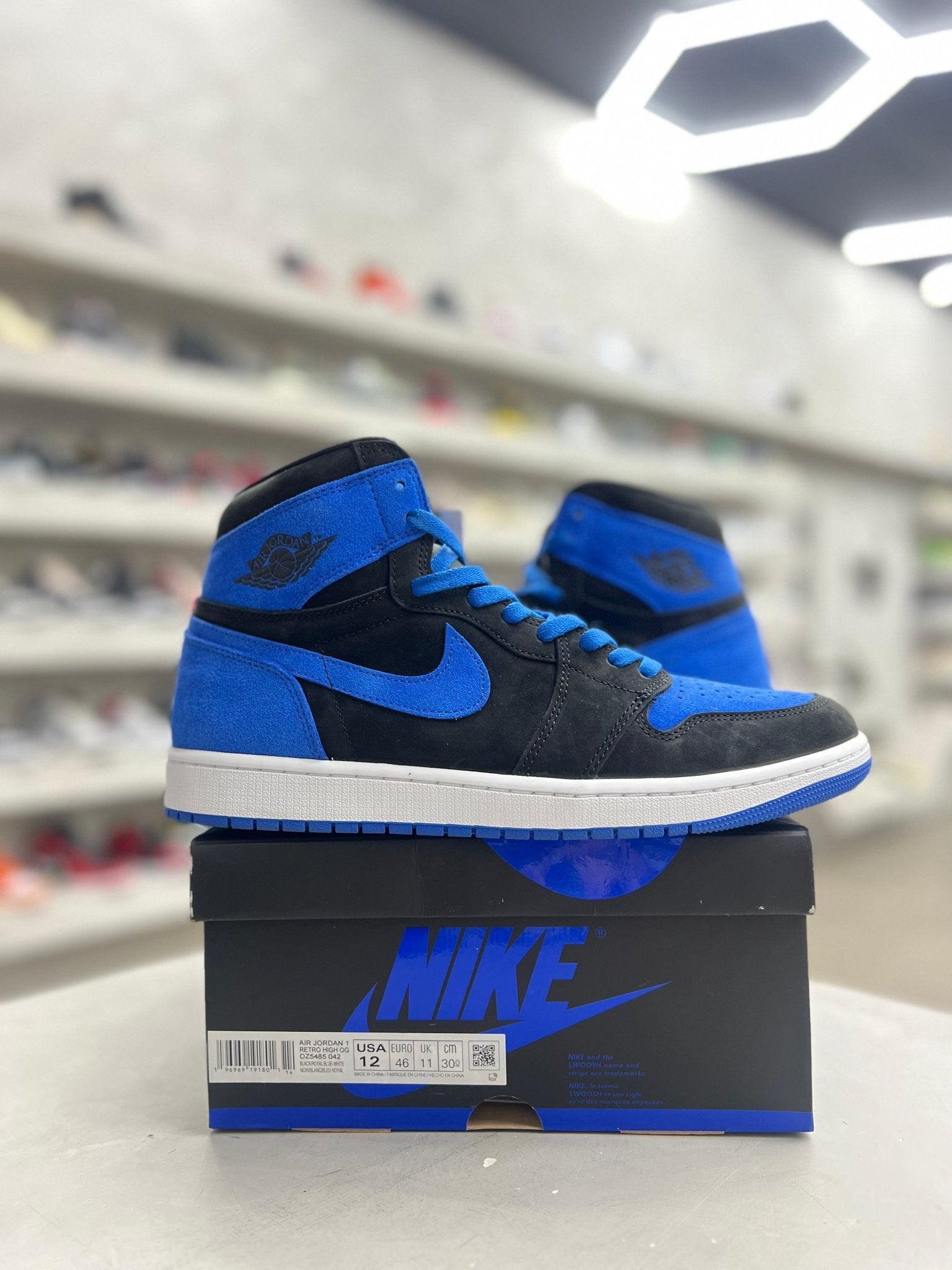 Jordan 1 Retro High OG Royal Reimagined SZ 12 (PREOWNED) - Restock AveJordan 1 Retro High OG Royal Reimagined SZ 12 (PREOWNED)Restock AveRestock AveRestock Ave