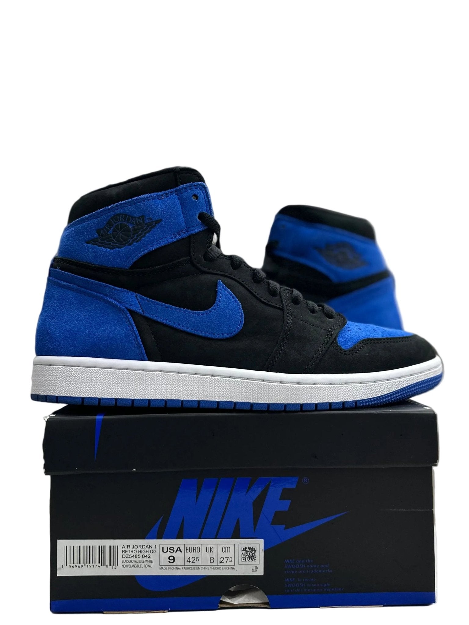 Jordan 1 Retro High OG Royal Reimagined Sz 9 (PREOWNED) - Restock AveJordan 1 Retro High OG Royal Reimagined Sz 9 (PREOWNED)Restock AveRestock Ave9Restock Ave