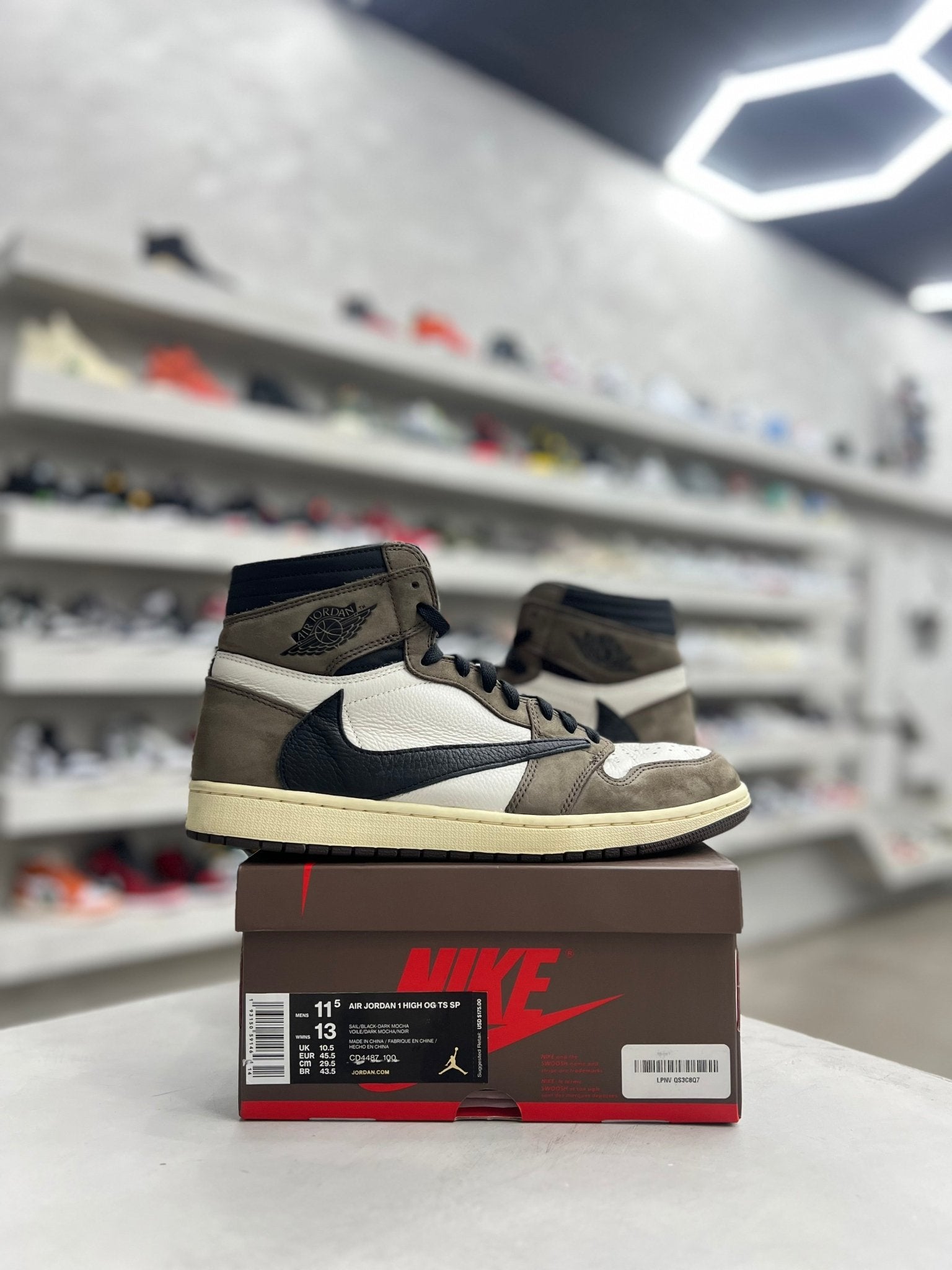 Jordan 1 Retro High OG SP Travis Scott Mocha Sz 11.5 (PREOWNED) - Restock AveJordan 1 Retro High OG SP Travis Scott Mocha Sz 11.5 (PREOWNED)Restock AveRestock Ave11.550261363Restock Ave
