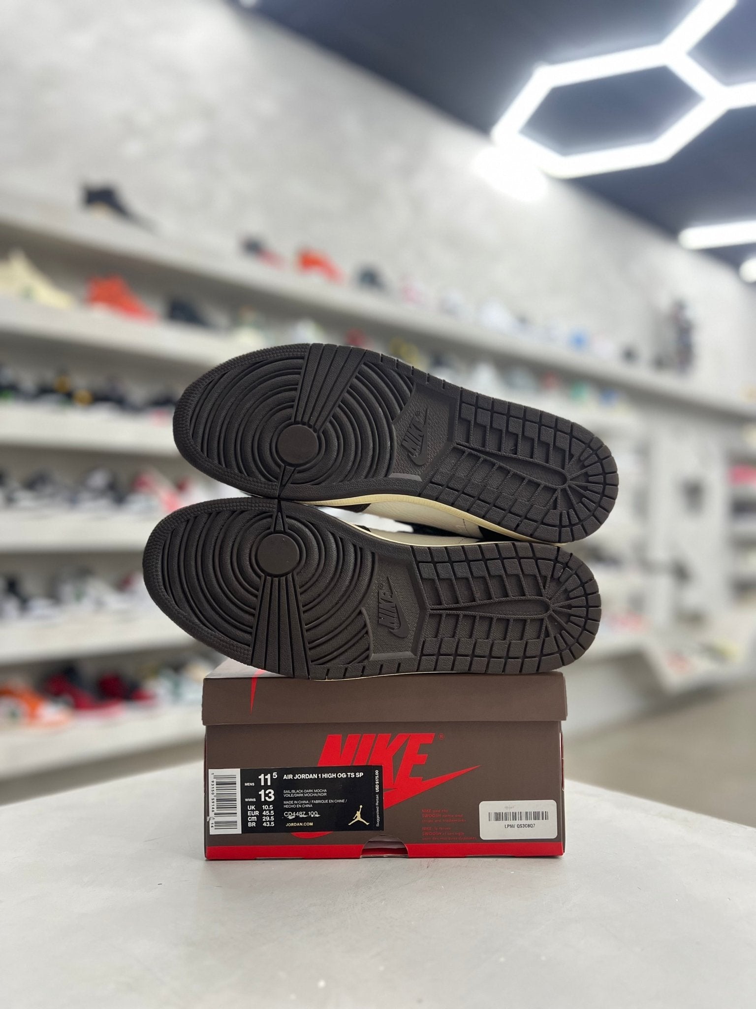 Jordan 1 Retro High OG SP Travis Scott Mocha Sz 11.5 (PREOWNED) - Restock AveJordan 1 Retro High OG SP Travis Scott Mocha Sz 11.5 (PREOWNED)Restock AveRestock Ave11.550261363Restock Ave