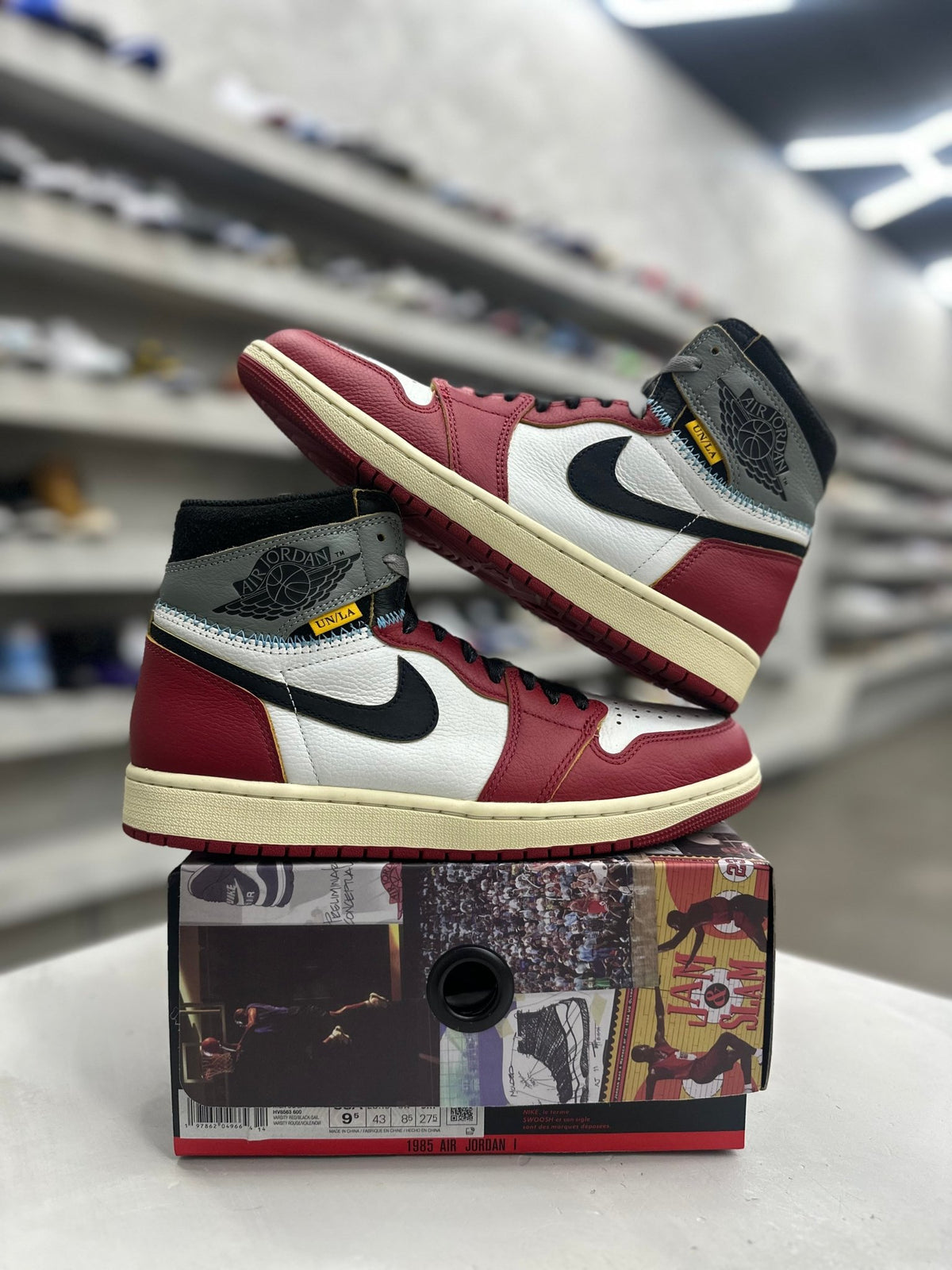 Jordan 1 Retro High OG SP Union LA Chicago Shadow Sz 9.5 (PREOWNED) - Restock AveJordan 1 Retro High OG SP Union LA Chicago Shadow Sz 9.5 (PREOWNED)Restock AveRestock Ave9.5Restock Ave