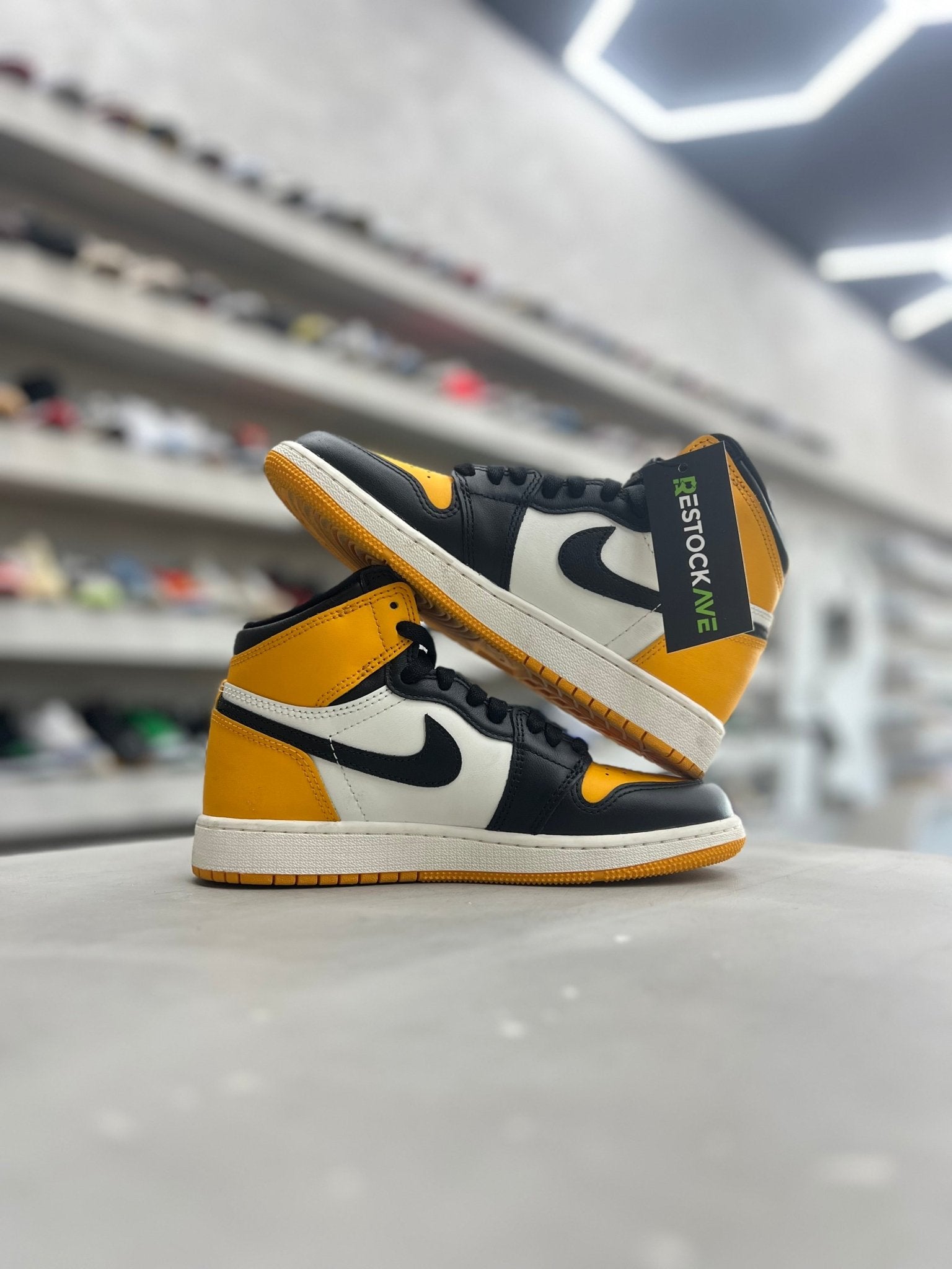 Jordan 1 Retro High OG Taxi Sz 4.5 (PREOWNED)(NO BOX) - Restock AveJordan 1 Retro High OG Taxi Sz 4.5 (PREOWNED)(NO BOX)Restock AveRestock Ave4.5Restock Ave