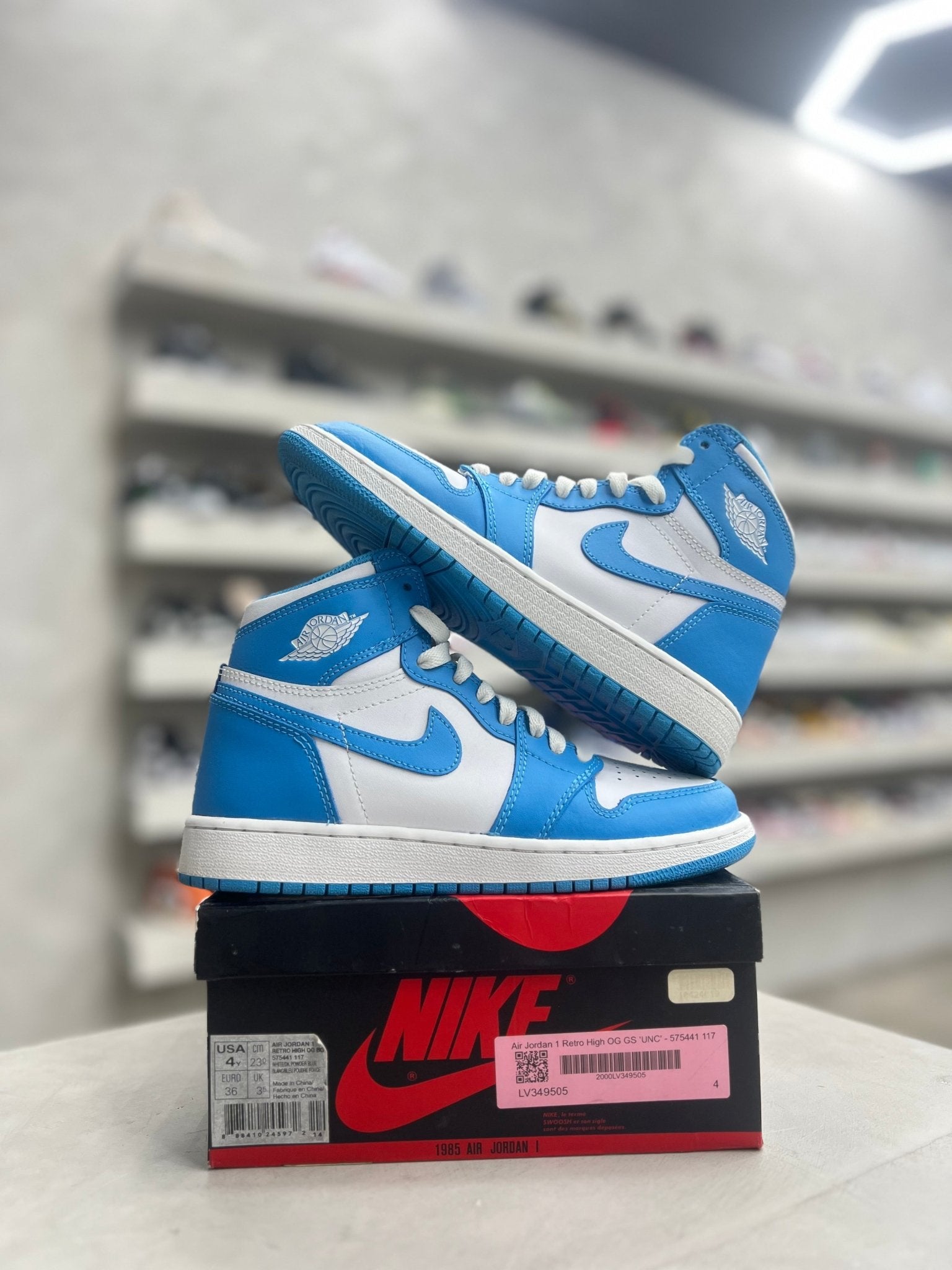 Jordan 1 Retro High OG UNC Sz 4y (PREOWNED) - Restock AveJordan 1 Retro High OG UNC Sz 4y (PREOWNED)Restock AveRestock Ave4yRestock Ave