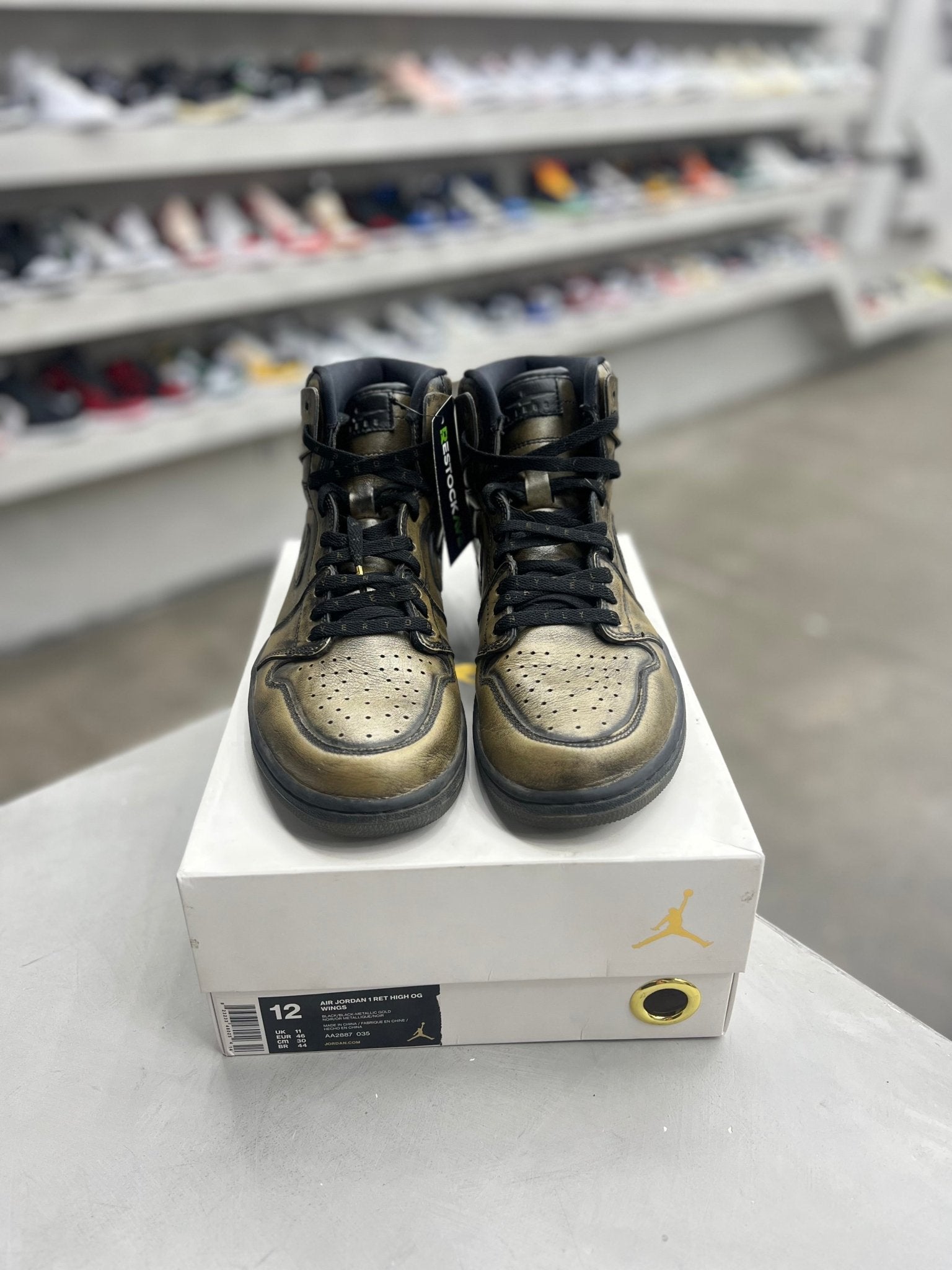 Jordan 1 Retro High OG Wings Sz 12 (PREOWNED) - Restock AveJordan 1 Retro High OG Wings Sz 12 (PREOWNED)Restock AveRestock Ave12Restock Ave