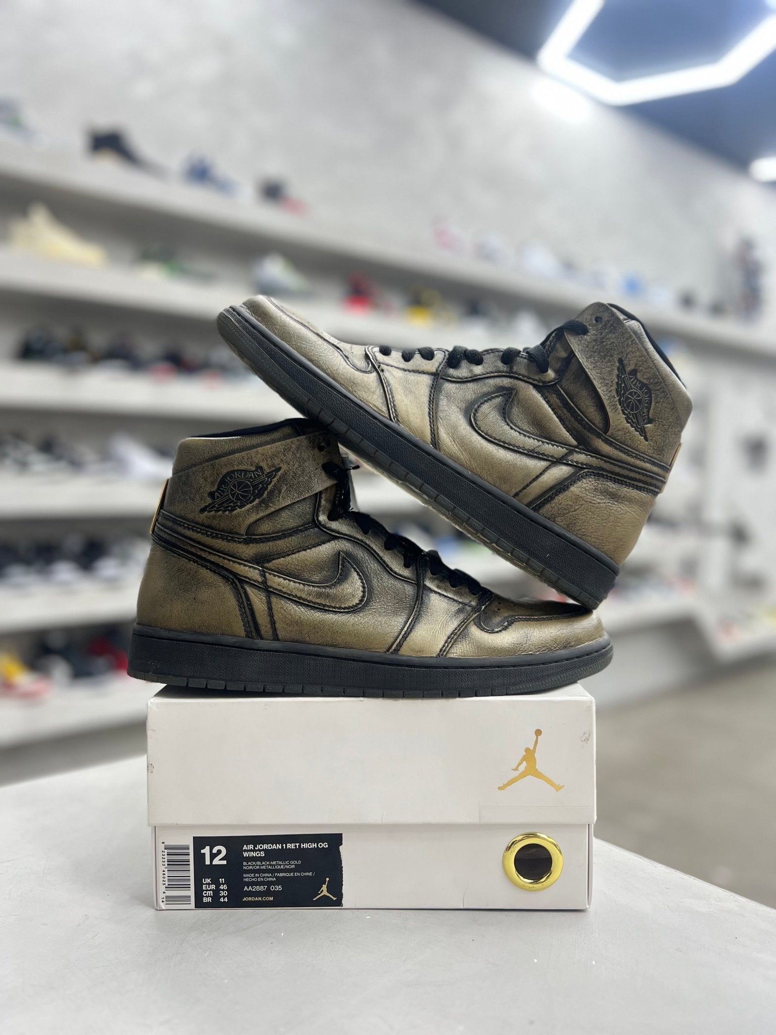Jordan 1 Retro High OG Wings Sz 12 (PREOWNED) - Restock AveJordan 1 Retro High OG Wings Sz 12 (PREOWNED)Restock AveRestock Ave12Restock Ave