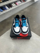 Jordan 1 Retro Low OG Black Dark Powder Blue Sz 10 (PREOWNED) - Restock AveJordan 1 Retro Low OG Black Dark Powder Blue Sz 10 (PREOWNED)Restock AveRestock Ave10Restock Ave