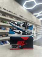 Jordan 1 Retro Low OG Black Dark Powder Blue Sz 10 (PREOWNED) - Restock AveJordan 1 Retro Low OG Black Dark Powder Blue Sz 10 (PREOWNED)Restock AveRestock Ave10Restock Ave
