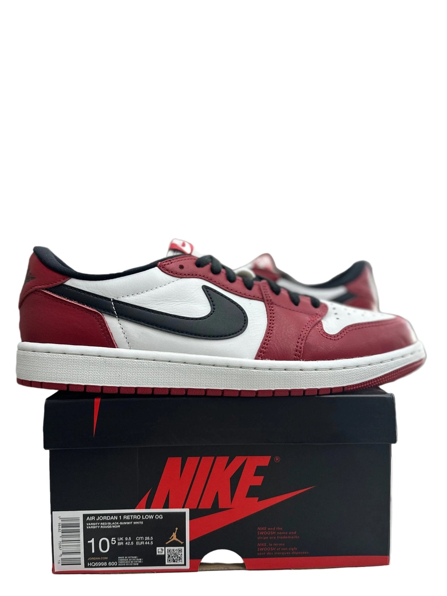 Jordan 1 Retro Low OG Chicago Sz 10.5 (PREOWNED) - Restock AveJordan 1 Retro Low OG Chicago Sz 10.5 (PREOWNED)Restock AveRestock Ave10.5Restock Ave