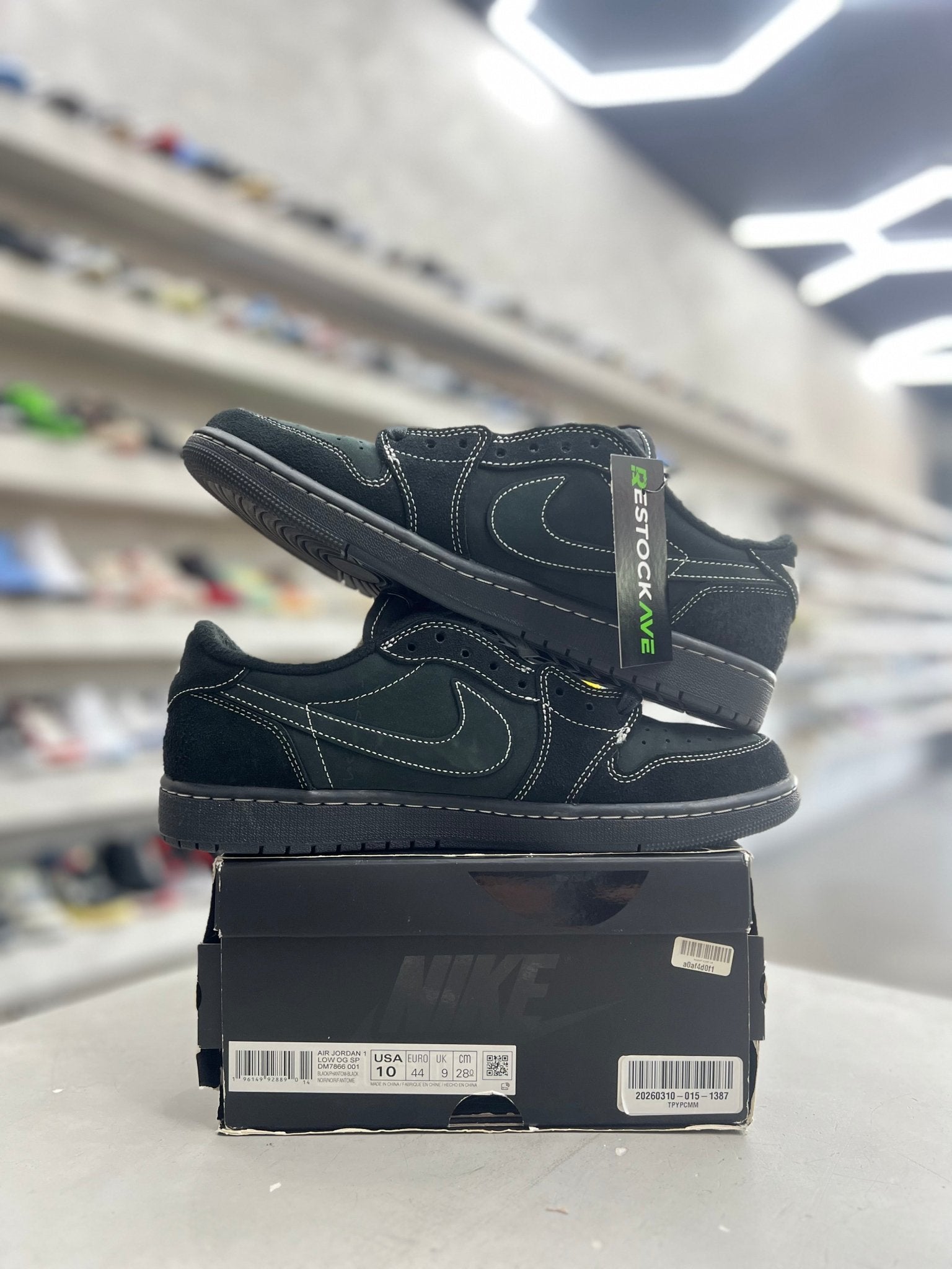Jordan 1 Retro Low OG SP Travis Scott Black Phantom Sz 10 (PREOWNED) - Restock AveJordan 1 Retro Low OG SP Travis Scott Black Phantom Sz 10 (PREOWNED)Restock AveRestock Ave10Restock Ave