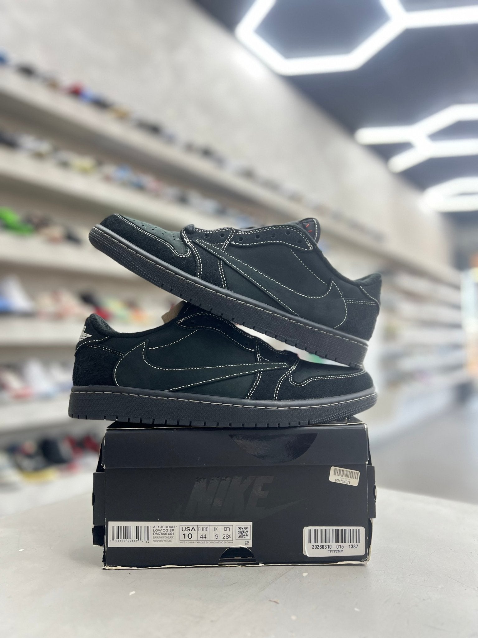 Jordan 1 Retro Low OG SP Travis Scott Black Phantom Sz 10 (PREOWNED) - Restock AveJordan 1 Retro Low OG SP Travis Scott Black Phantom Sz 10 (PREOWNED)Restock AveRestock Ave10Restock Ave