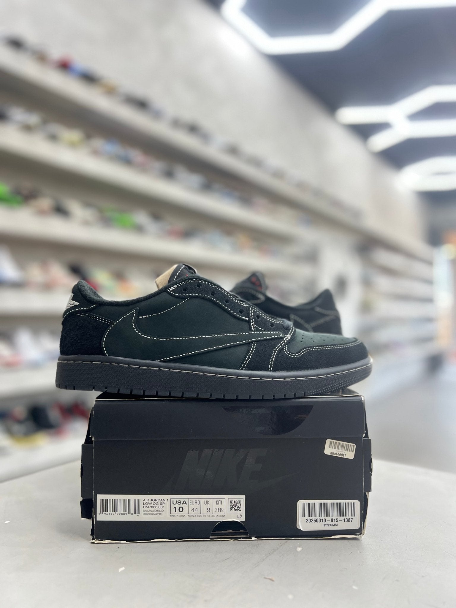 Jordan 1 Retro Low OG SP Travis Scott Black Phantom Sz 10 (PREOWNED) - Restock AveJordan 1 Retro Low OG SP Travis Scott Black Phantom Sz 10 (PREOWNED)Restock AveRestock Ave10Restock Ave