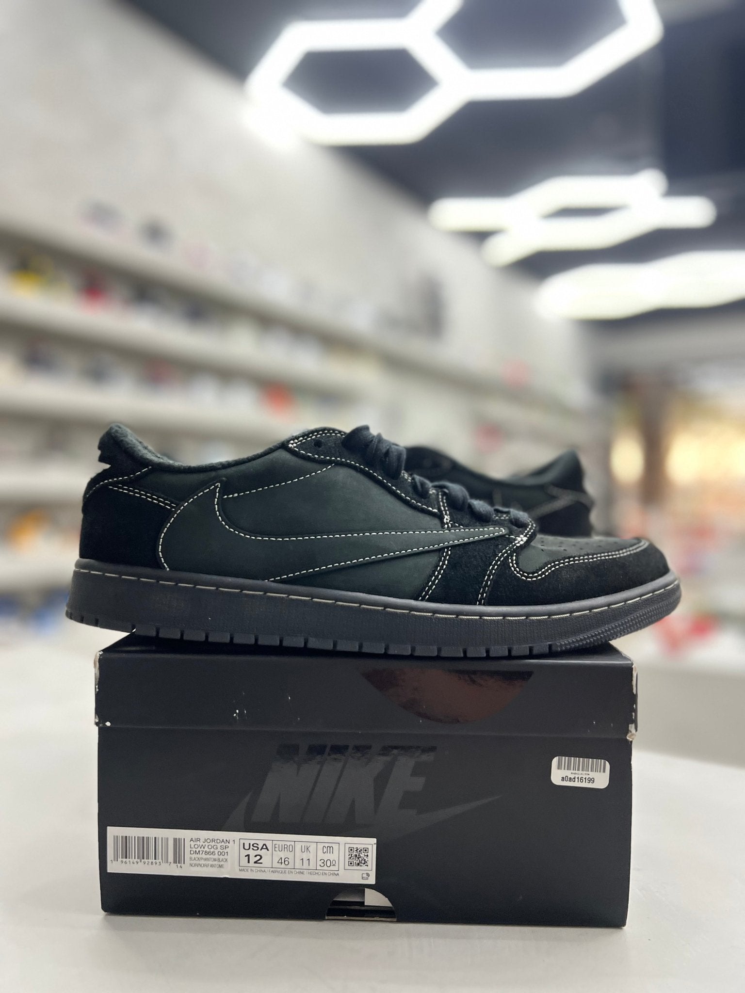 Jordan 1 Retro Low Og Sp Travis Scott Black Phantom Sz 12 (preowned) - Restock AveJordan 1 Retro Low Og Sp Travis Scott Black Phantom Sz 12 (preowned)Restock AveRestock Ave12Restock Ave