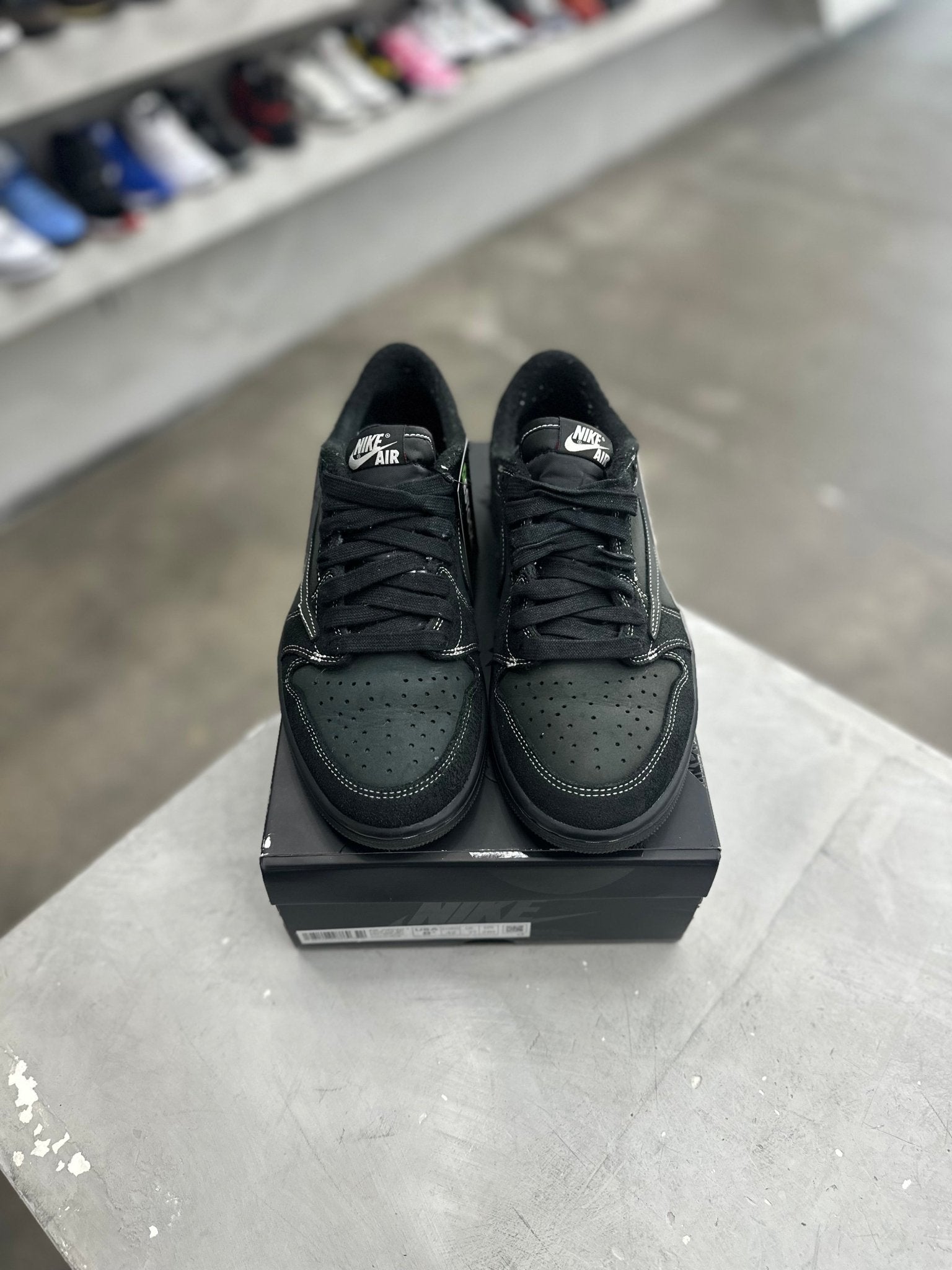 Jordan 1 Retro Low OG SP Travis Scott Black Phantom Sz 8.5 (PREOWNED) - Restock AveJordan 1 Retro Low OG SP Travis Scott Black Phantom Sz 8.5 (PREOWNED)Restock AveRestock Ave8.5Restock Ave