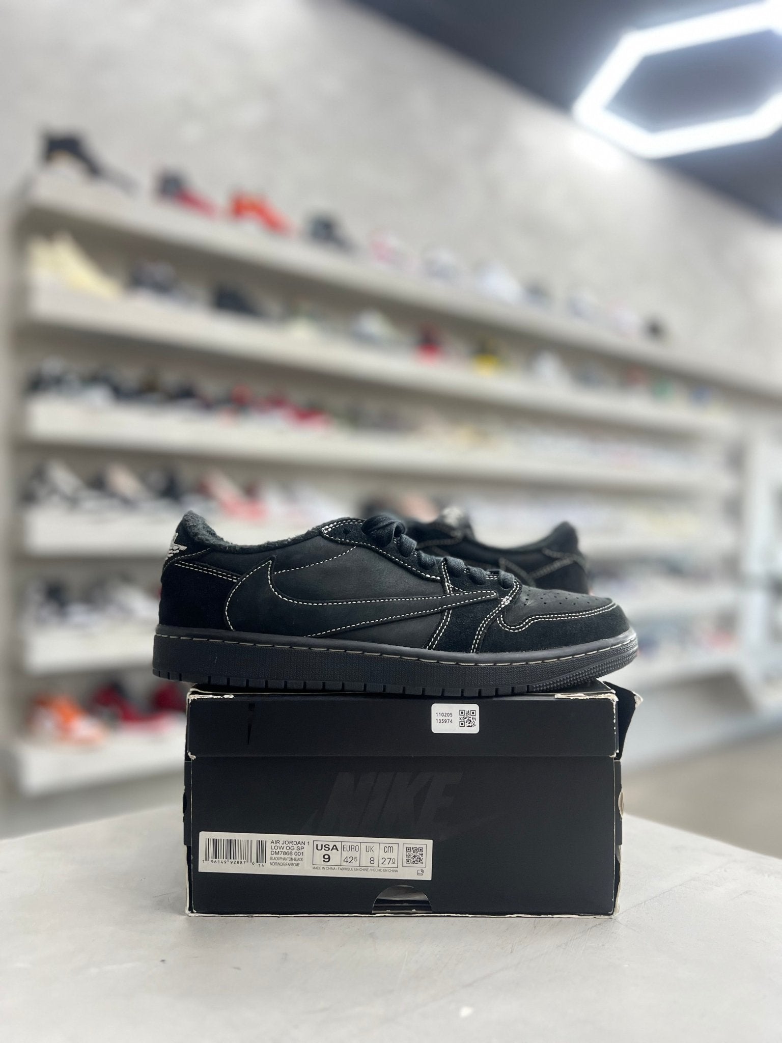 Jordan 1 Retro Low OG SP Travis Scott Black Phantom Sz 9 (PREOWNED) - Restock AveJordan 1 Retro Low OG SP Travis Scott Black Phantom Sz 9 (PREOWNED)Restock AveRestock Ave925897331Restock Ave