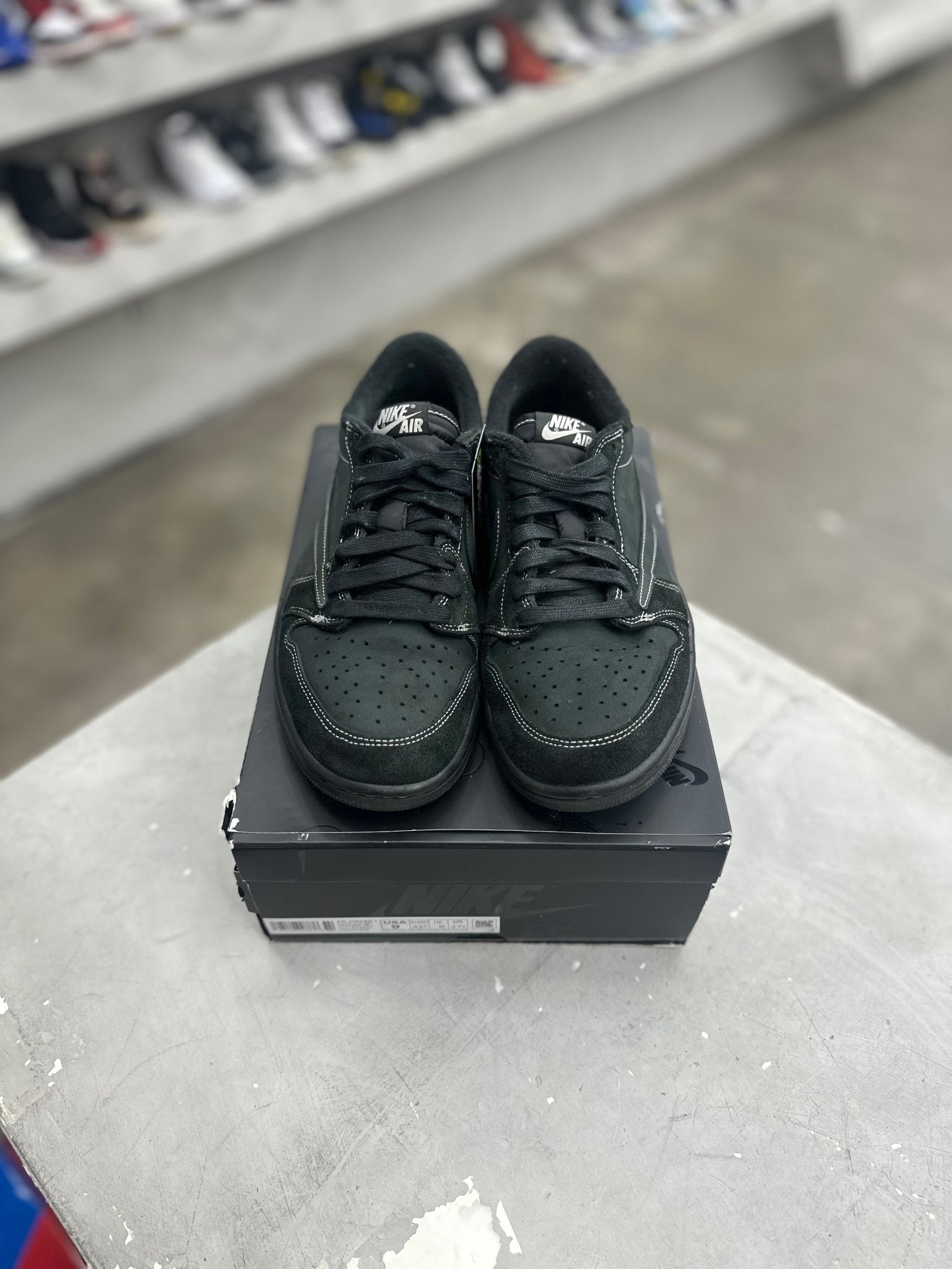Jordan 1 Retro Low OG SP Travis Scott Black Phantom Sz 9 (PREOWNED) - Restock AveJordan 1 Retro Low OG SP Travis Scott Black Phantom Sz 9 (PREOWNED)Restock AveRestock Ave9Restock Ave