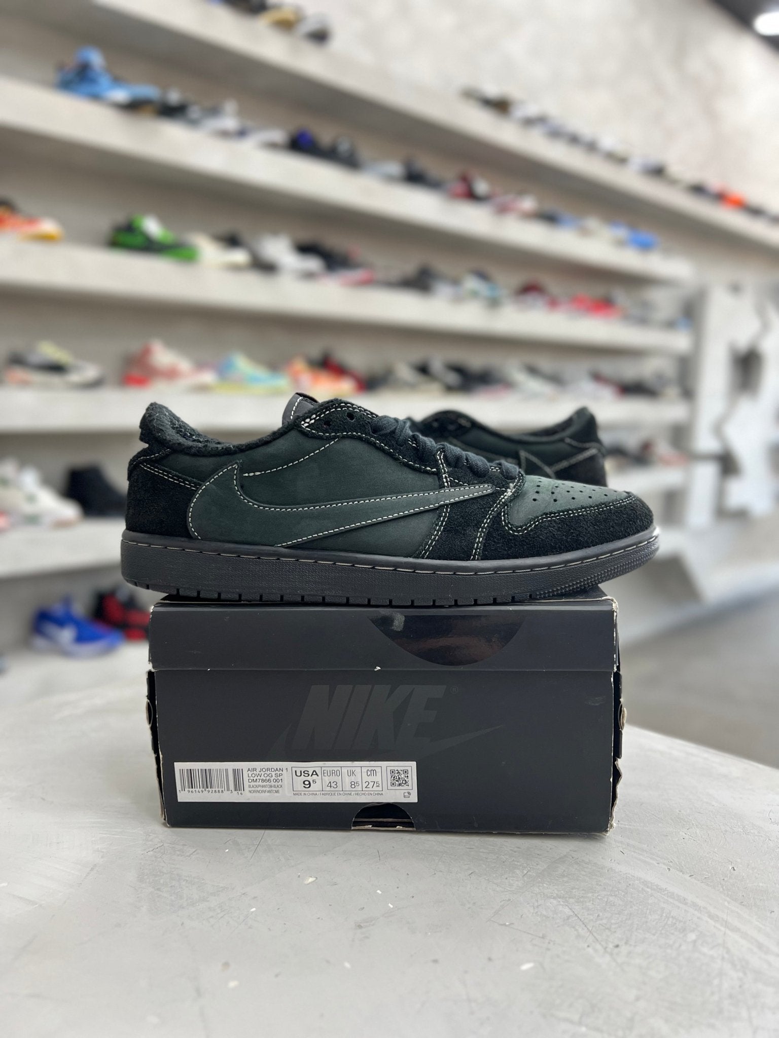 Jordan 1 Retro Low OG SP Travis Scott Black Phantom Sz 9.5 (PREOWNED) - Restock AveJordan 1 Retro Low OG SP Travis Scott Black Phantom Sz 9.5 (PREOWNED)Restock AveRestock Ave9.5Restock Ave