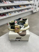 Jordan 1 Retro Low OG SP Travis Scott Medium Olive Sz 10 (PREOWNED) - Restock AveJordan 1 Retro Low OG SP Travis Scott Medium Olive Sz 10 (PREOWNED)Restock AveRestock Ave10Restock Ave