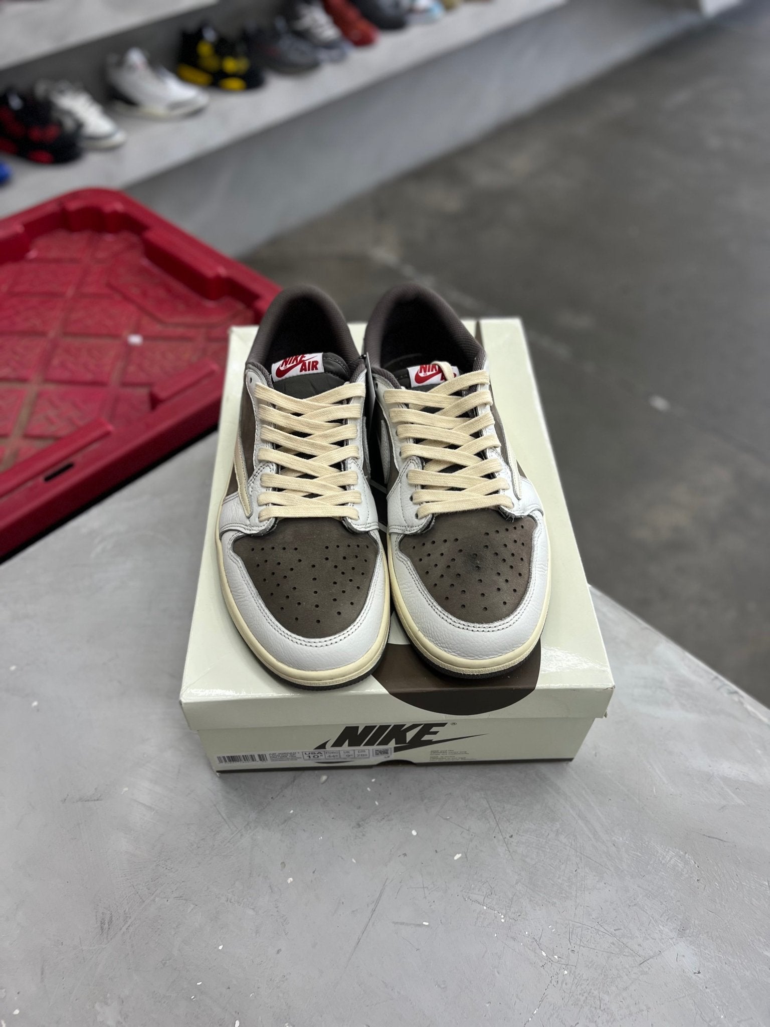 Jordan 1 Retro Low OG SP Travis Scott Reverse Mocha Sz 10.5 - Restock AveJordan 1 Retro Low OG SP Travis Scott Reverse Mocha Sz 10.5Restock AveRestock Ave10.5Restock Ave