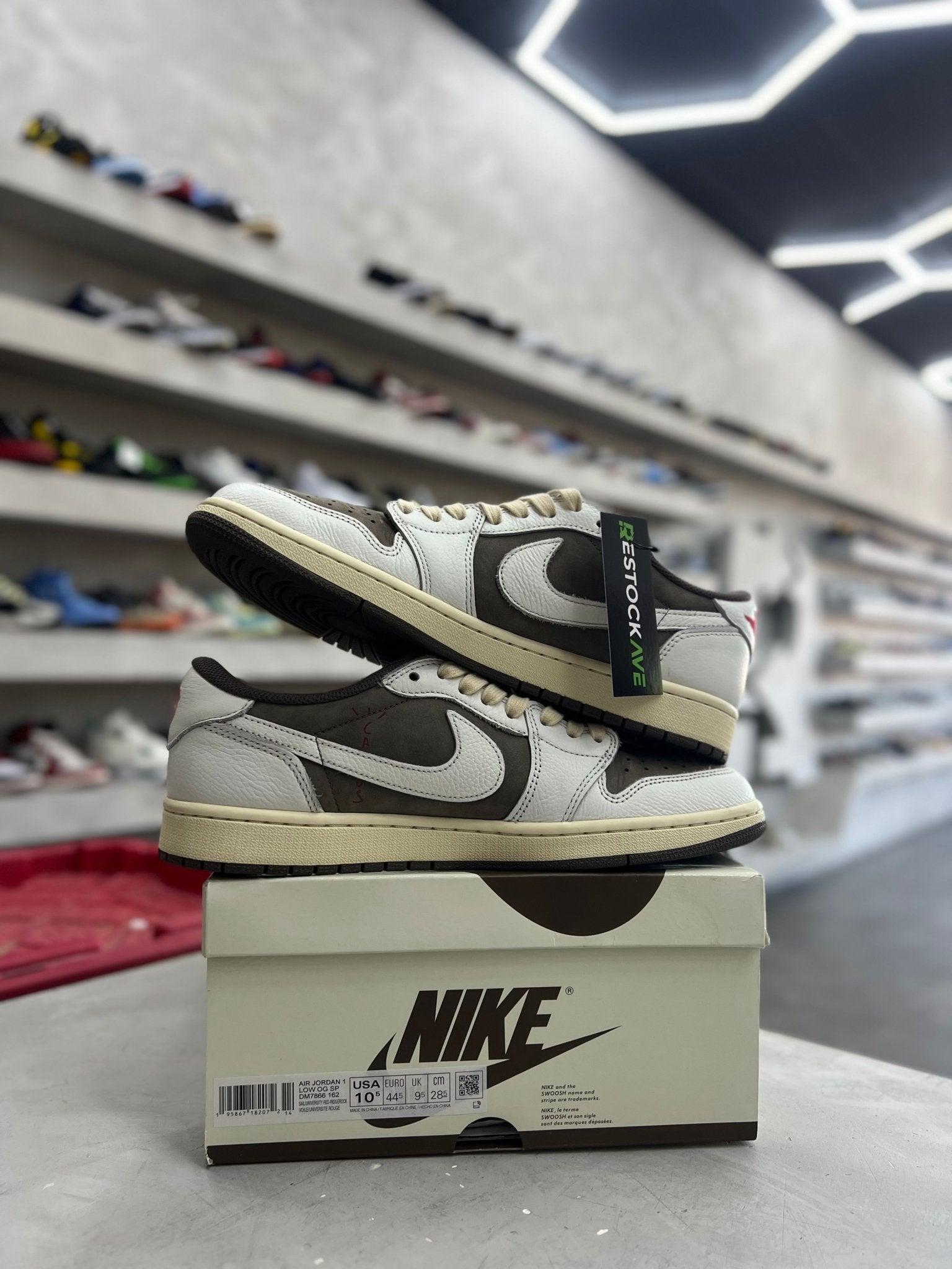 Jordan 1 Retro Low OG SP Travis Scott Reverse Mocha Sz 10.5 - Restock AveJordan 1 Retro Low OG SP Travis Scott Reverse Mocha Sz 10.5Restock AveRestock Ave10.5Restock Ave