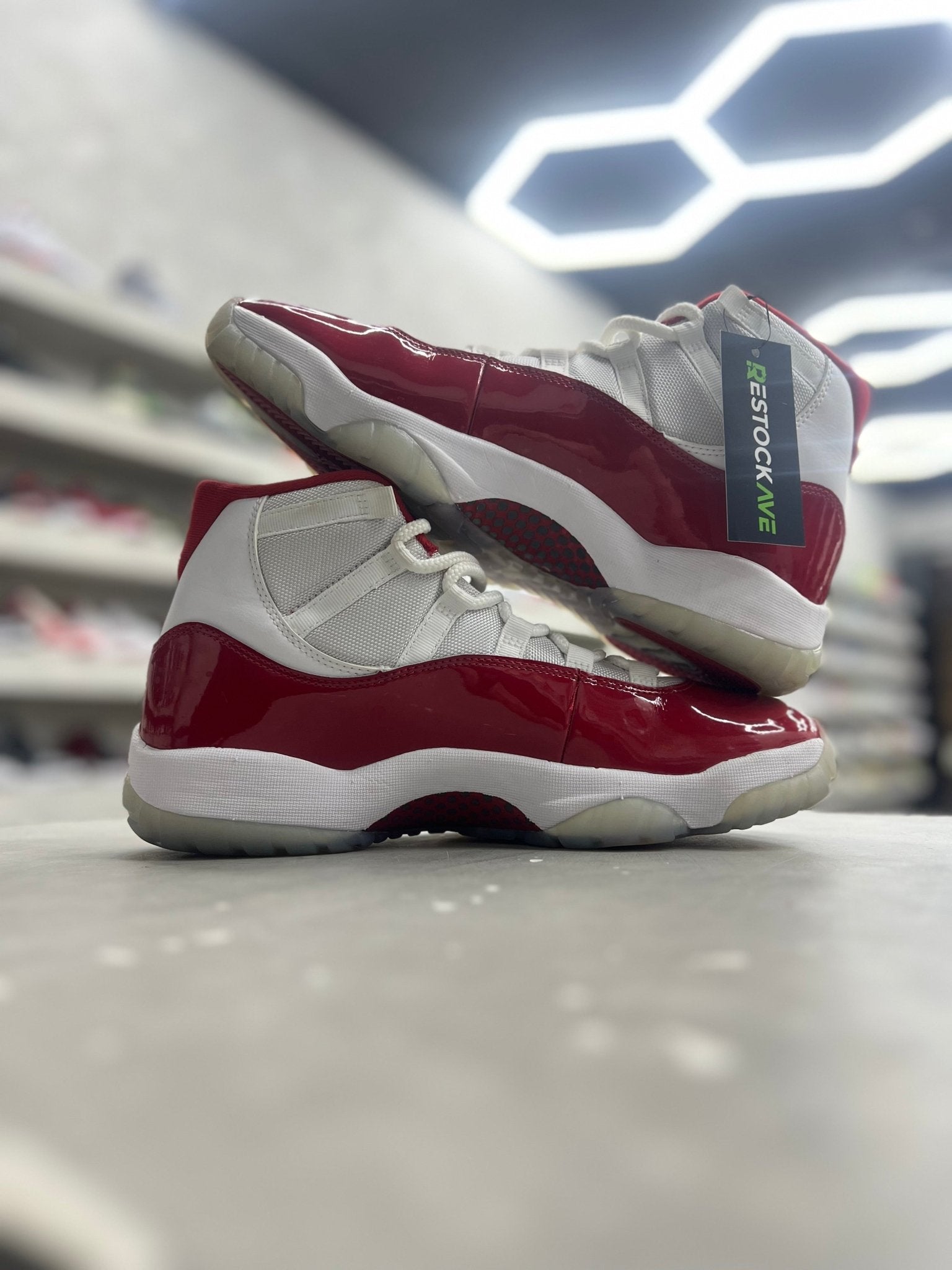 Jordan 11 Retro Cherry Sz 11 (PREOWNED)(NO BOX) - Restock AveJordan 11 Retro Cherry Sz 11 (PREOWNED)(NO BOX)Restock AveRestock Ave1159095411Restock Ave