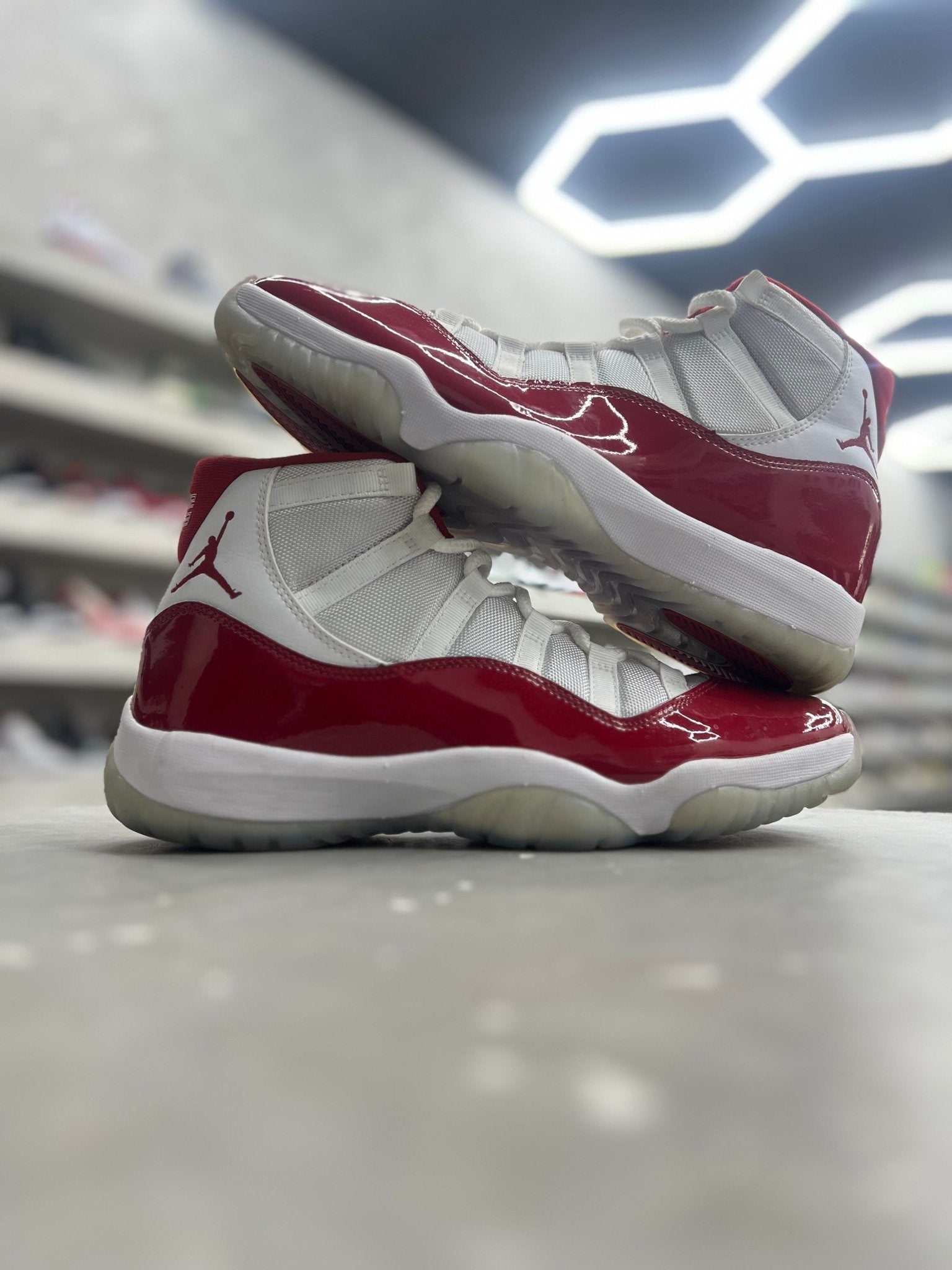 Jordan 11 Retro Cherry Sz 11 (PREOWNED)(NO BOX) - Restock AveJordan 11 Retro Cherry Sz 11 (PREOWNED)(NO BOX)Restock AveRestock Ave1159095411Restock Ave