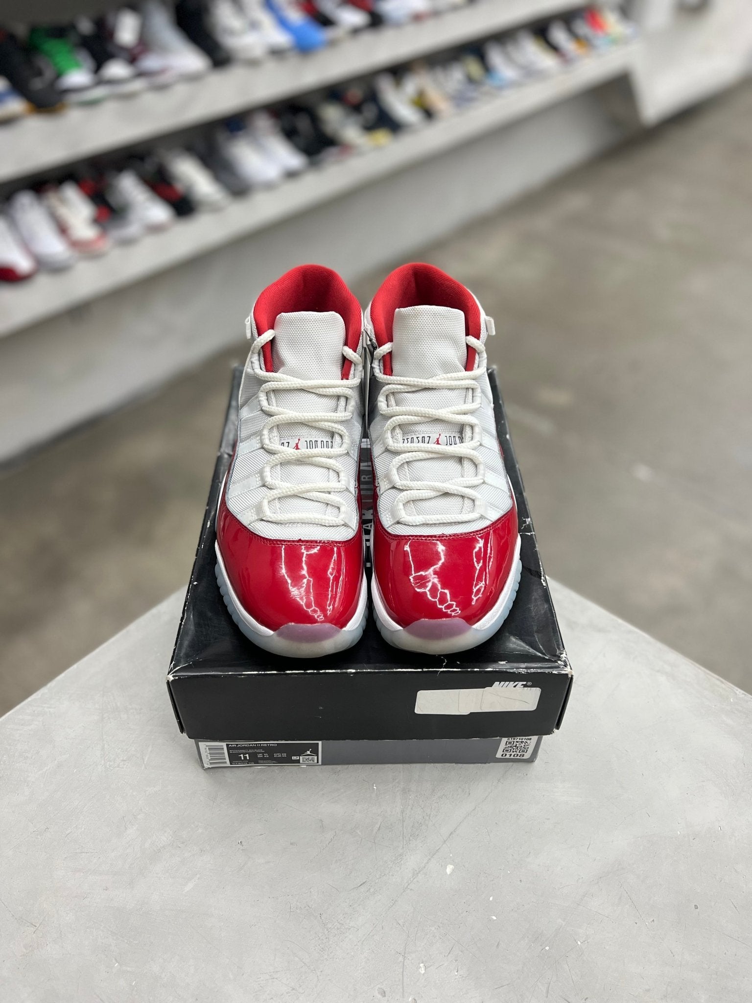 Jordan 11 Retro Cherry Sz 11 (PREOWNED) - Restock AveJordan 11 Retro Cherry Sz 11 (PREOWNED)Restock AveRestock Ave11Restock Ave
