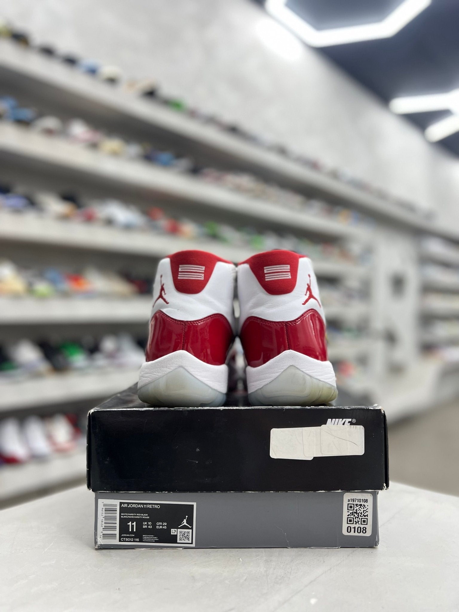 Jordan 11 Retro Cherry Sz 11 (PREOWNED) - Restock AveJordan 11 Retro Cherry Sz 11 (PREOWNED)Restock AveRestock Ave11Restock Ave