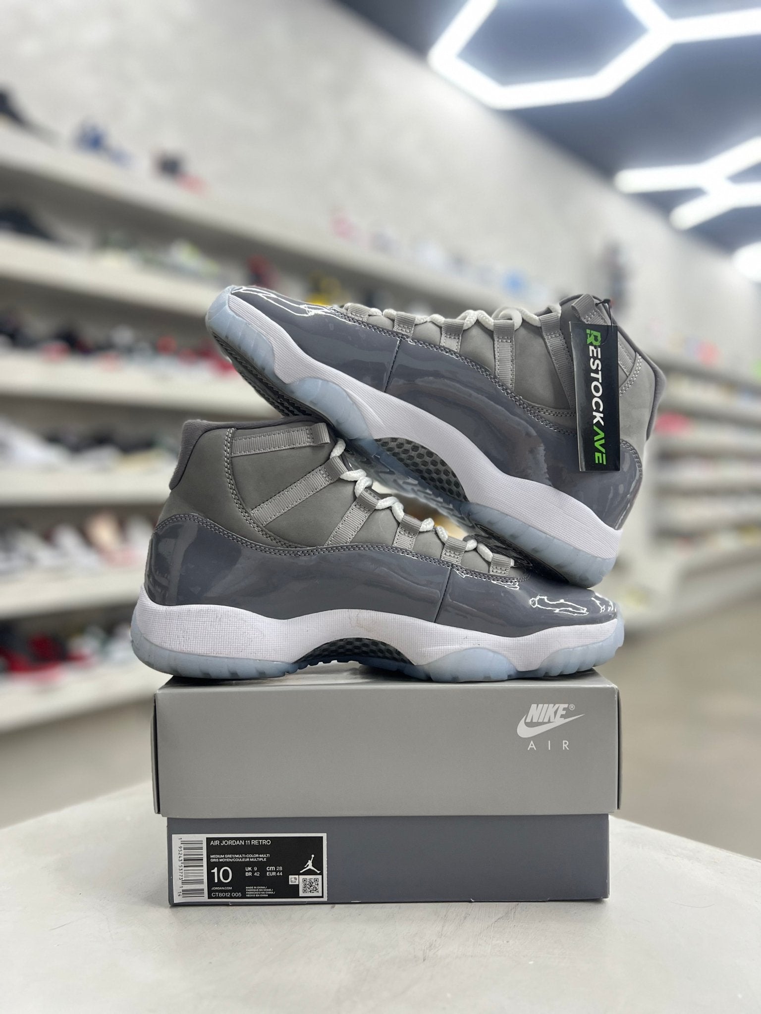 Jordan 11 Retro Cool Grey Sz 10 (PREOWNED) - Restock AveJordan 11 Retro Cool Grey Sz 10 (PREOWNED)Restock AveRestock Ave1025120115Restock Ave