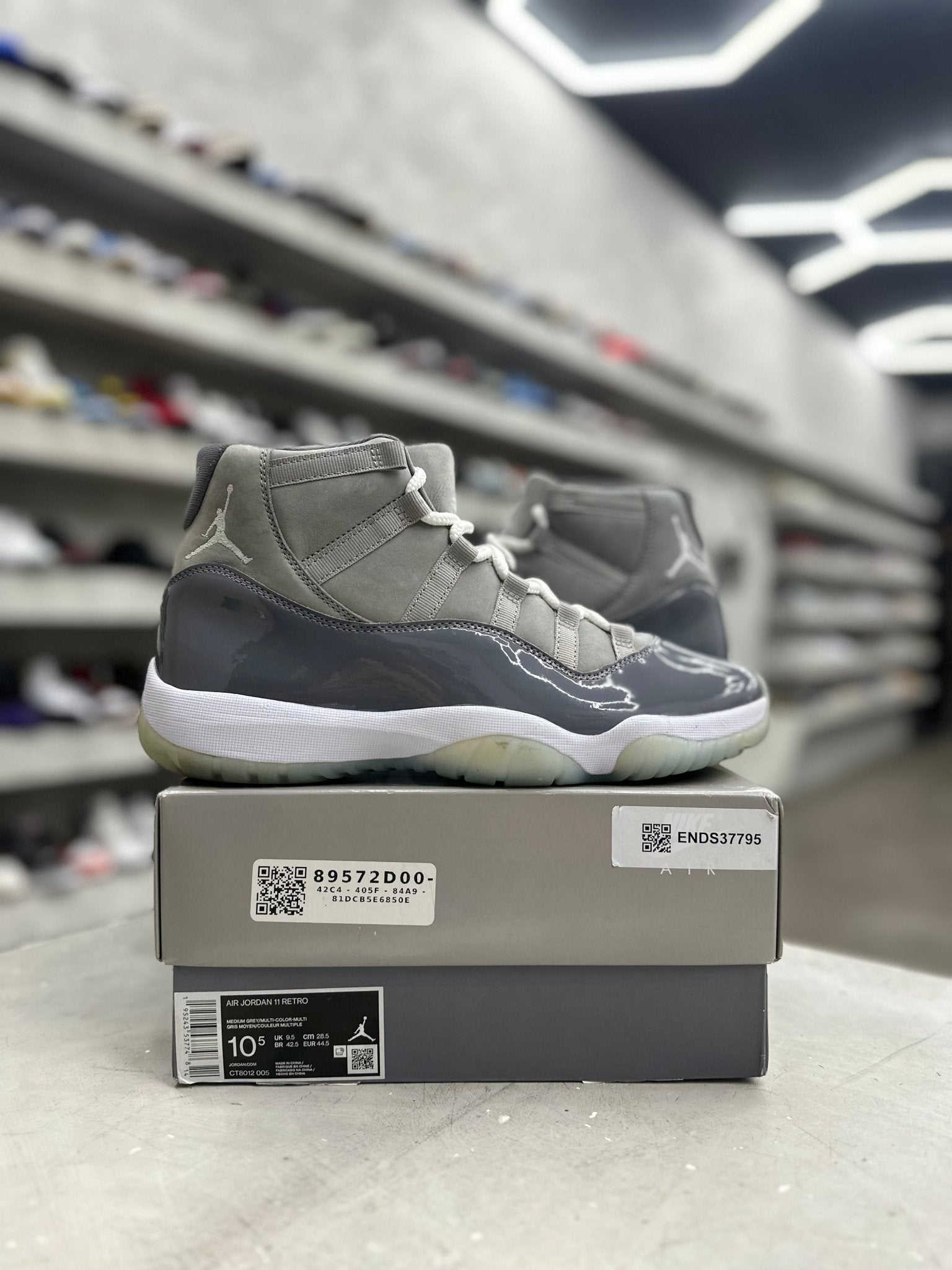 Jordan 11 Retro Cool Grey Sz 10.5 (PREOWNED) - Restock AveJordan 11 Retro Cool Grey Sz 10.5 (PREOWNED)Restock AveRestock Ave10.5Restock Ave