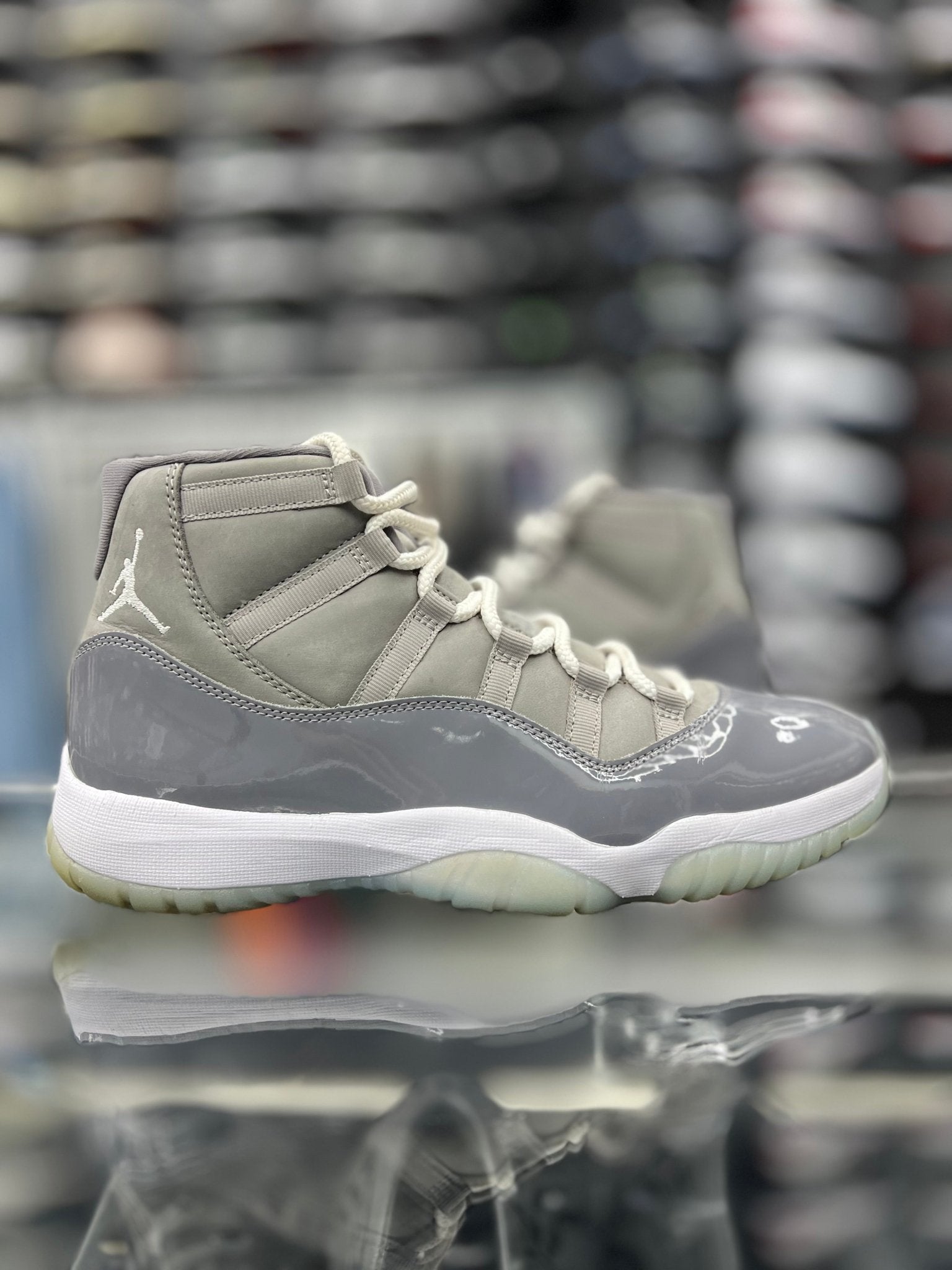 靴 Nike Air Jordan 11 Retro Cool Grey 27cm Nike Air Jordan 11 Retro 'Cool Grey' 2021 (378038-005) GS Size 7Y