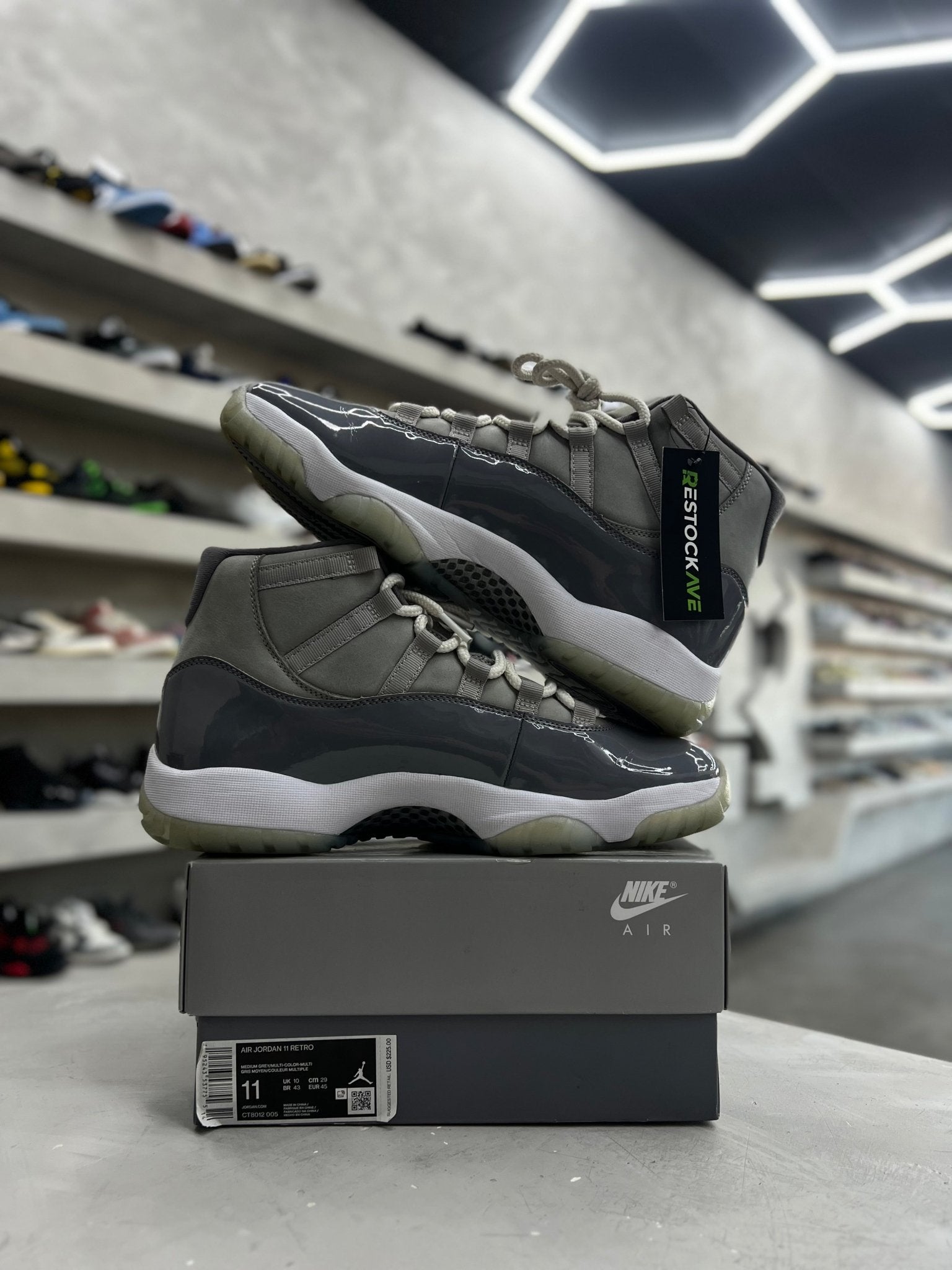 Jordan 11 Retro Cool Grey Sz 11 (PREOWNED) - Restock AveJordan 11 Retro Cool Grey Sz 11 (PREOWNED)Restock AveRestock Ave11Restock Ave