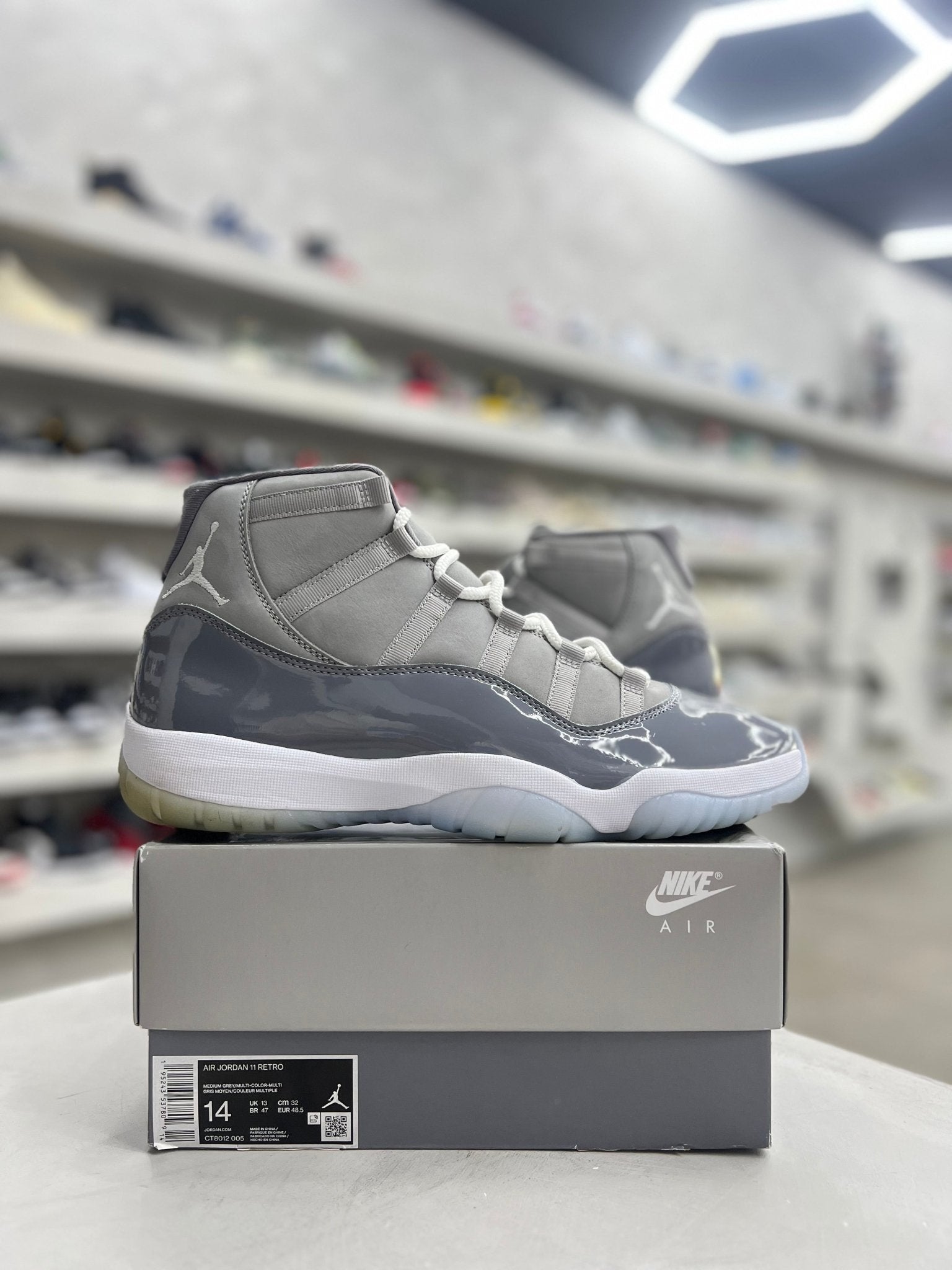 Jordan 11 Retro Cool Grey Sz 14 (PREOWNED) - Restock AveJordan 11 Retro Cool Grey Sz 14 (PREOWNED)Restock AveRestock Ave1430882419Restock Ave