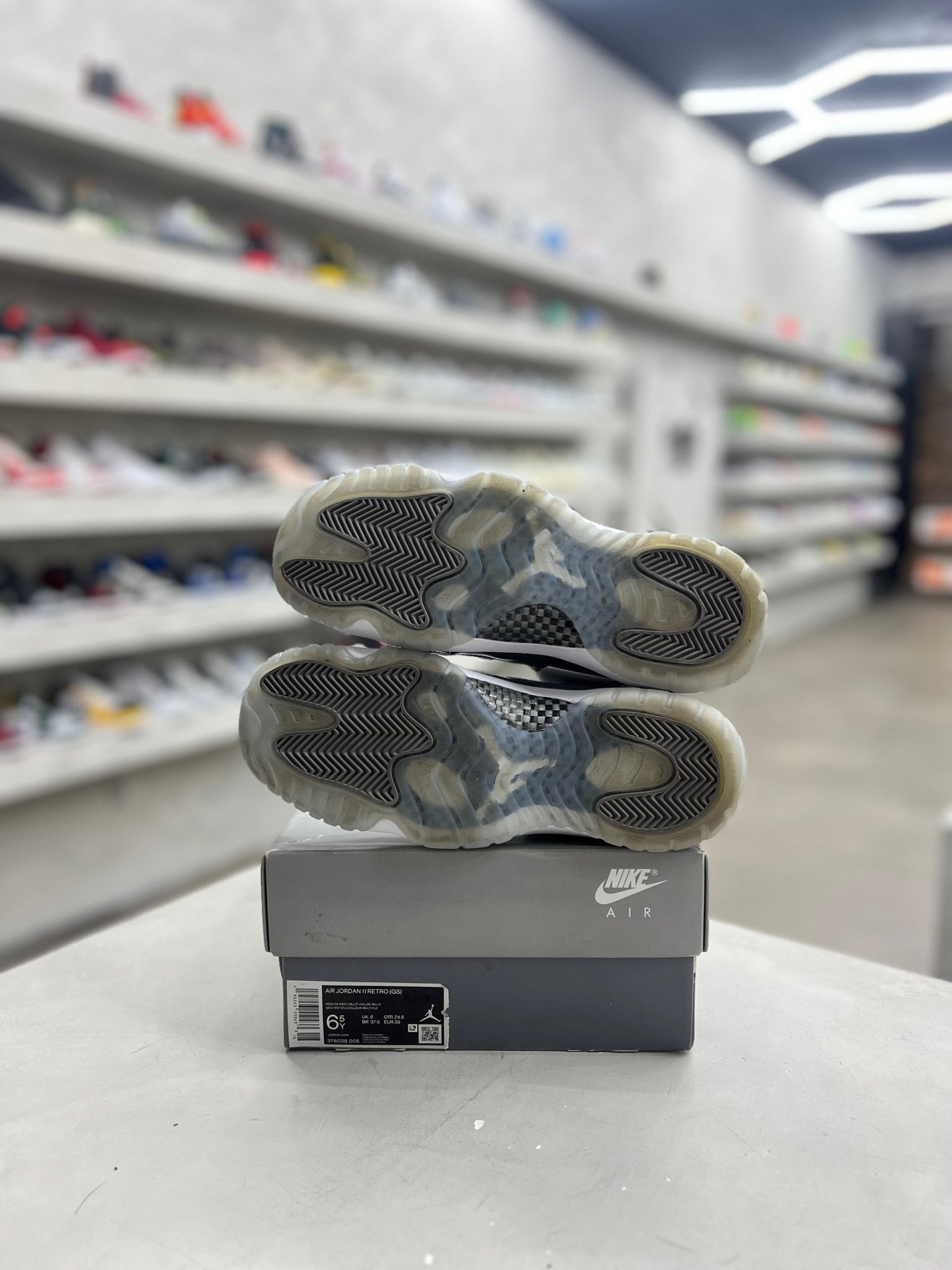 Jordan 11 Retro Cool Grey Sz 6.5 (PREOWNED) - Restock AveJordan 11 Retro Cool Grey Sz 6.5 (PREOWNED)Restock AveRestock Ave6.5yRestock Ave