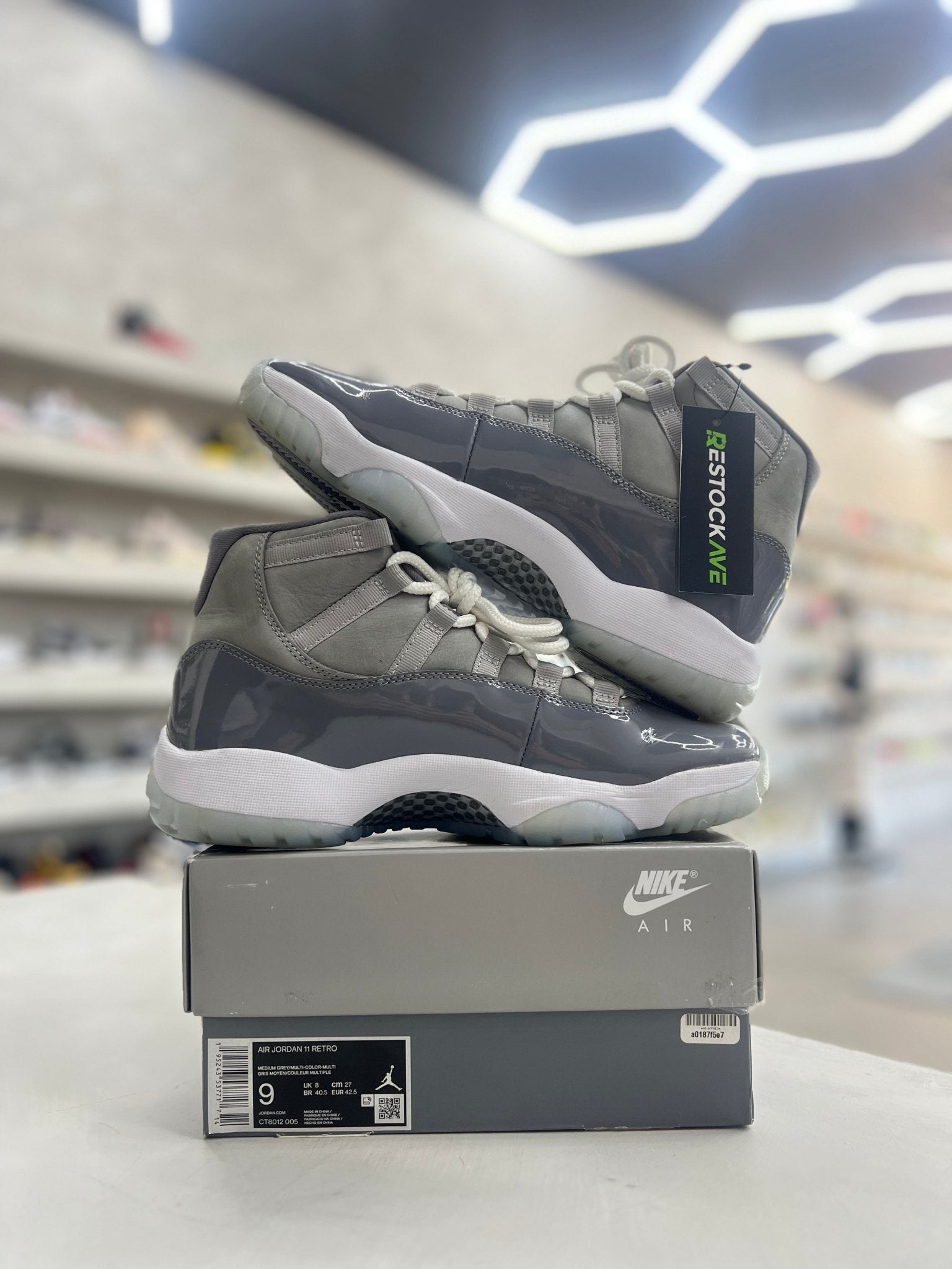Jordan 11 Retro Cool Grey Sz 9 (PREOWNED) - Restock AveJordan 11 Retro Cool Grey Sz 9 (PREOWNED)Restock AveRestock Ave9Restock Ave