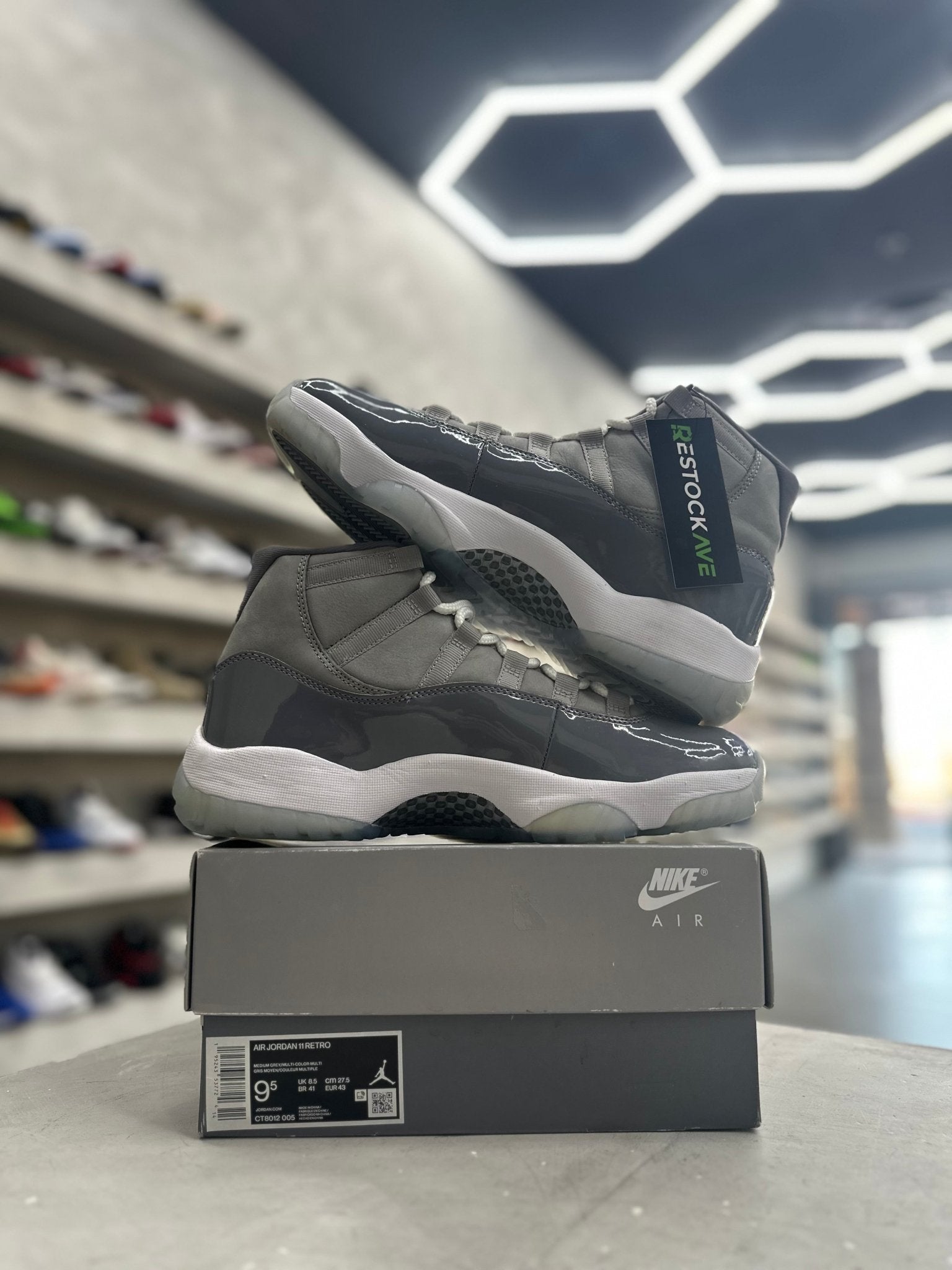 Jordan 11 Retro Cool Grey Sz 9.5 (PREOWNED) - Restock AveJordan 11 Retro Cool Grey Sz 9.5 (PREOWNED)Restock AveRestock Ave9.5Restock Ave