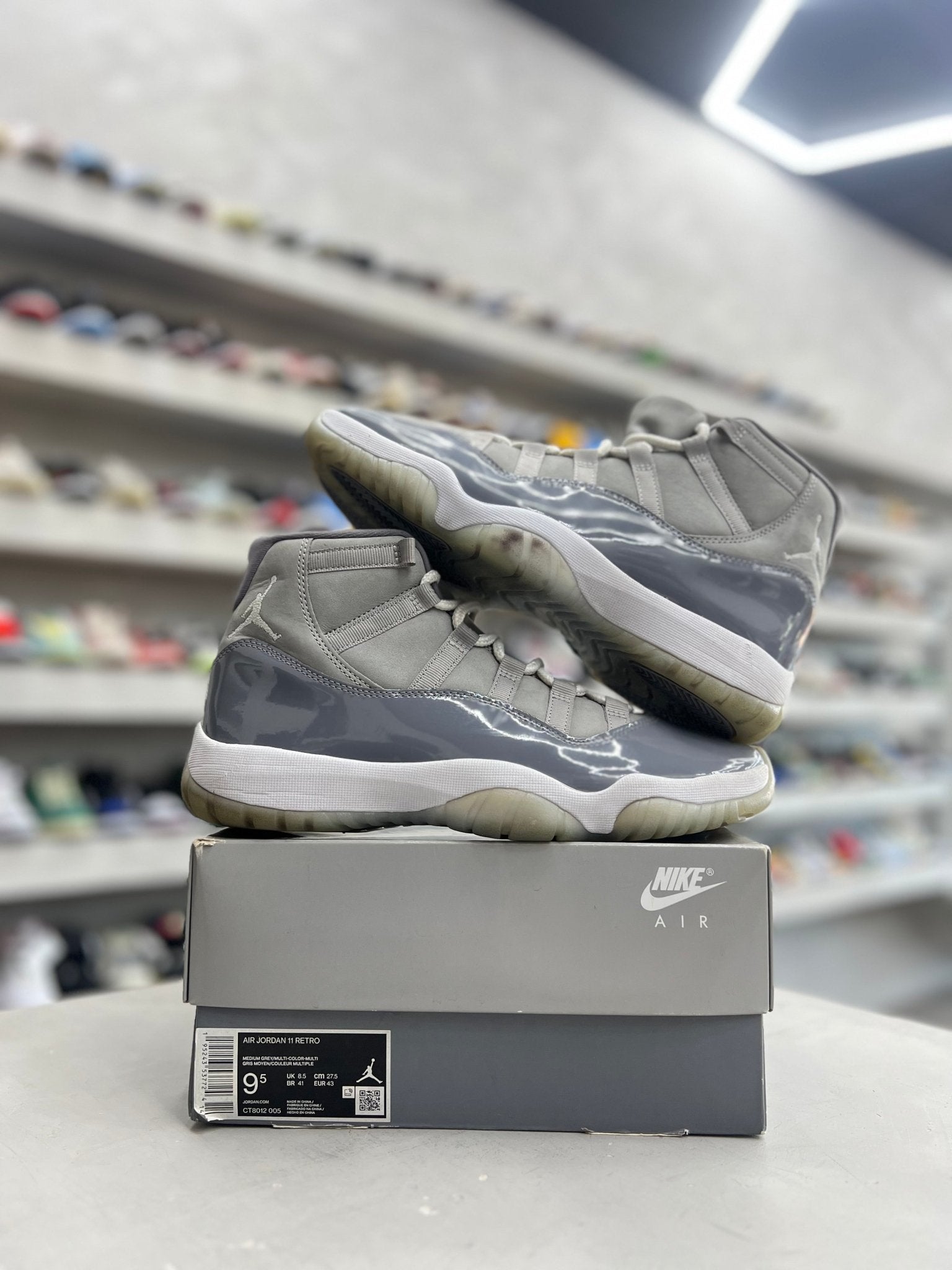 Jordan 11 Retro Cool Grey Sz 9.5 (PREOWNED) - Restock AveJordan 11 Retro Cool Grey Sz 9.5 (PREOWNED)Restock AveRestock Ave9.5Restock Ave
