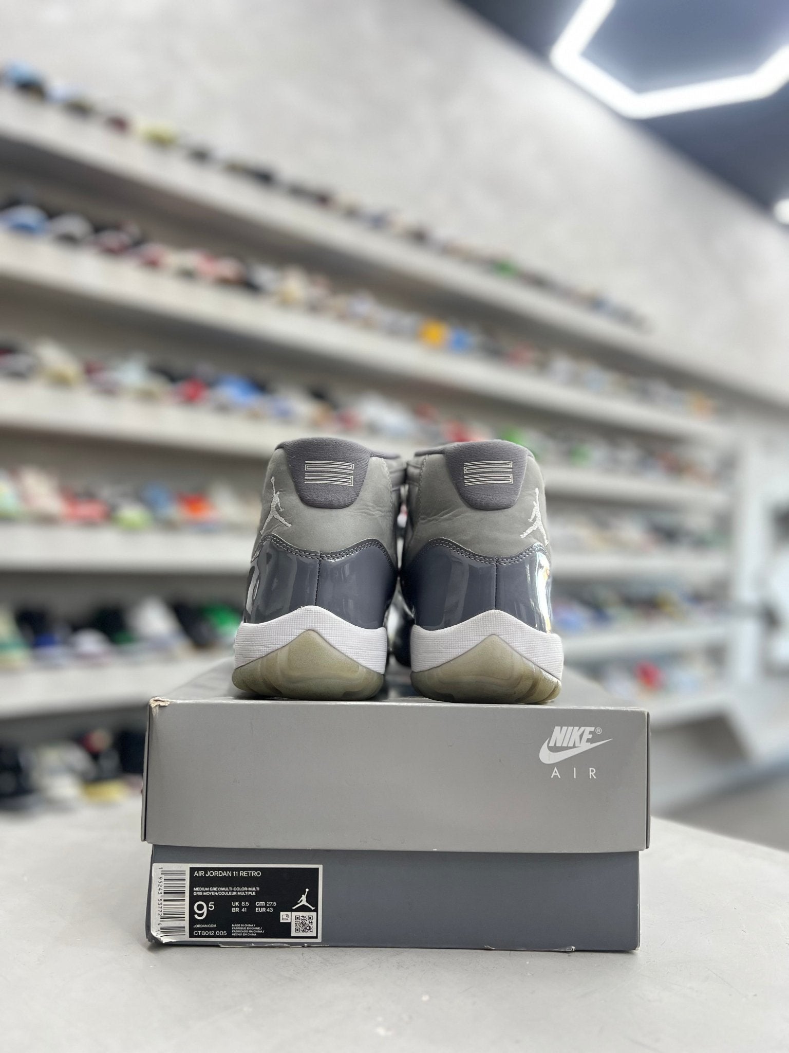 Jordan 11 Retro Cool Grey Sz 9.5 (PREOWNED) - Restock AveJordan 11 Retro Cool Grey Sz 9.5 (PREOWNED)Restock AveRestock Ave9.5Restock Ave