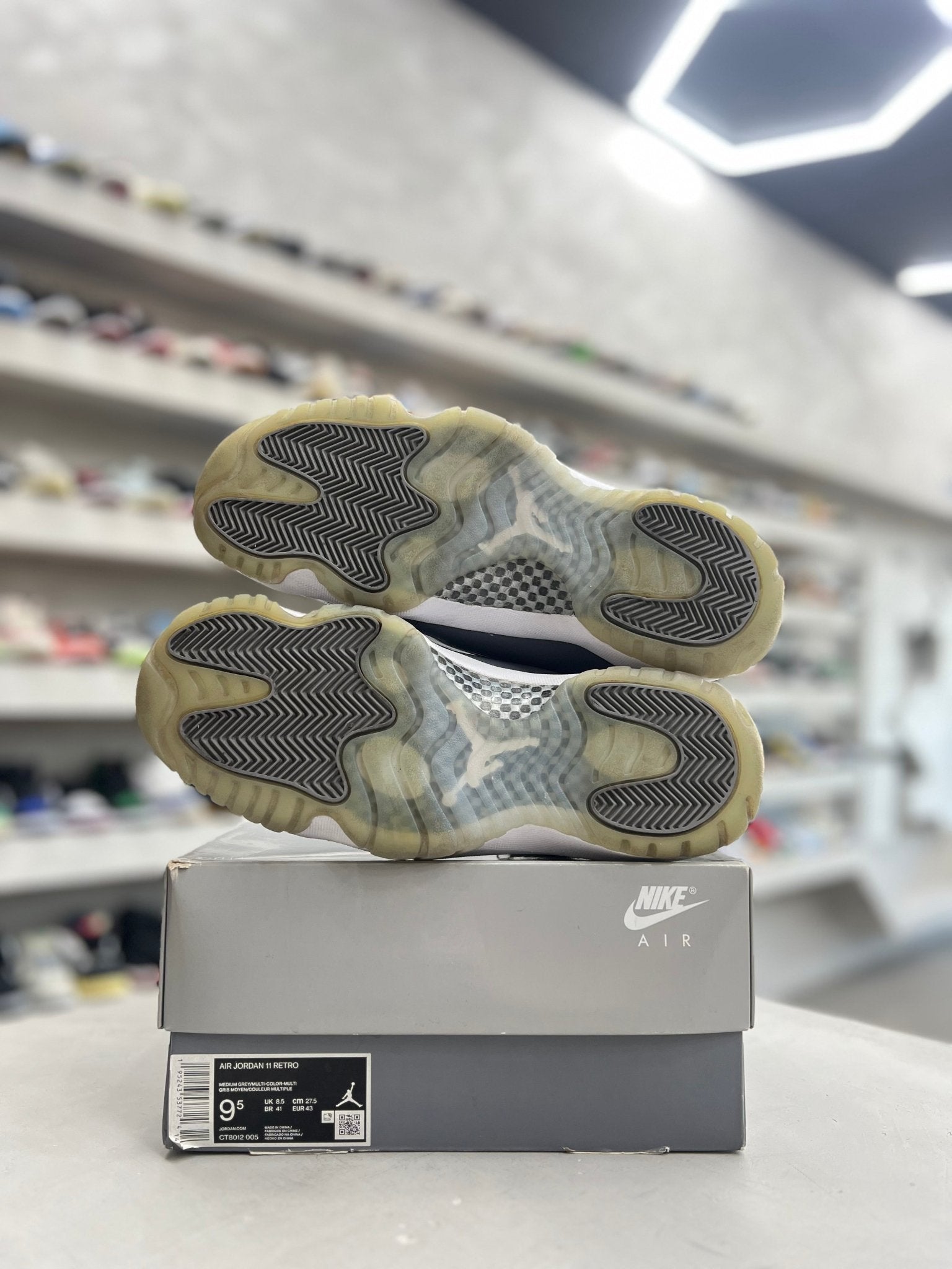 Jordan 11 Retro Cool Grey Sz 9.5 (PREOWNED) - Restock AveJordan 11 Retro Cool Grey Sz 9.5 (PREOWNED)Restock AveRestock Ave9.5Restock Ave