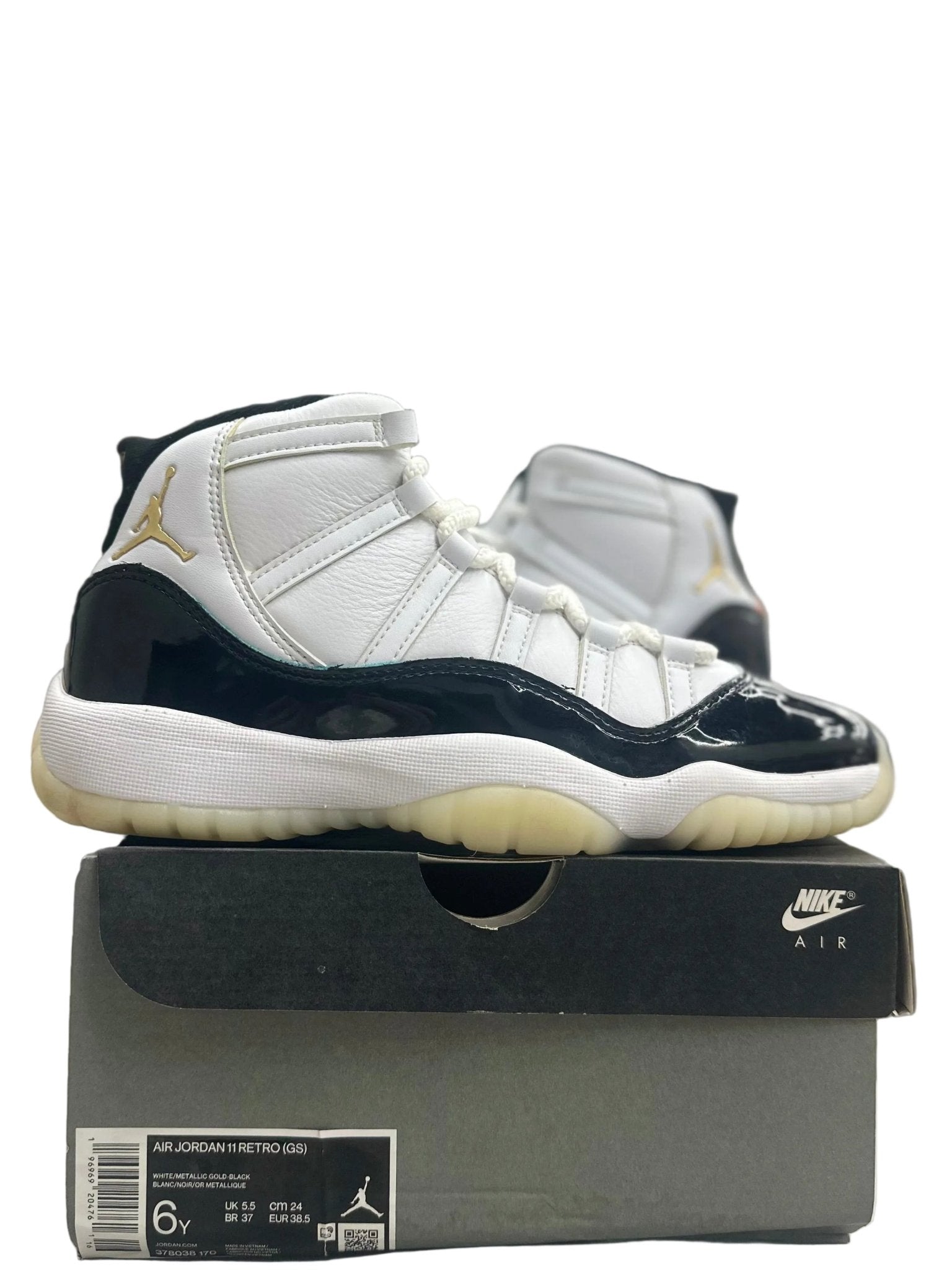 Jordan 11 Retro DMP Gratitude Sz 6 (PREOWNED) - Restock AveJordan 11 Retro DMP Gratitude Sz 6 (PREOWNED)Restock AveRestock Ave6Restock Ave