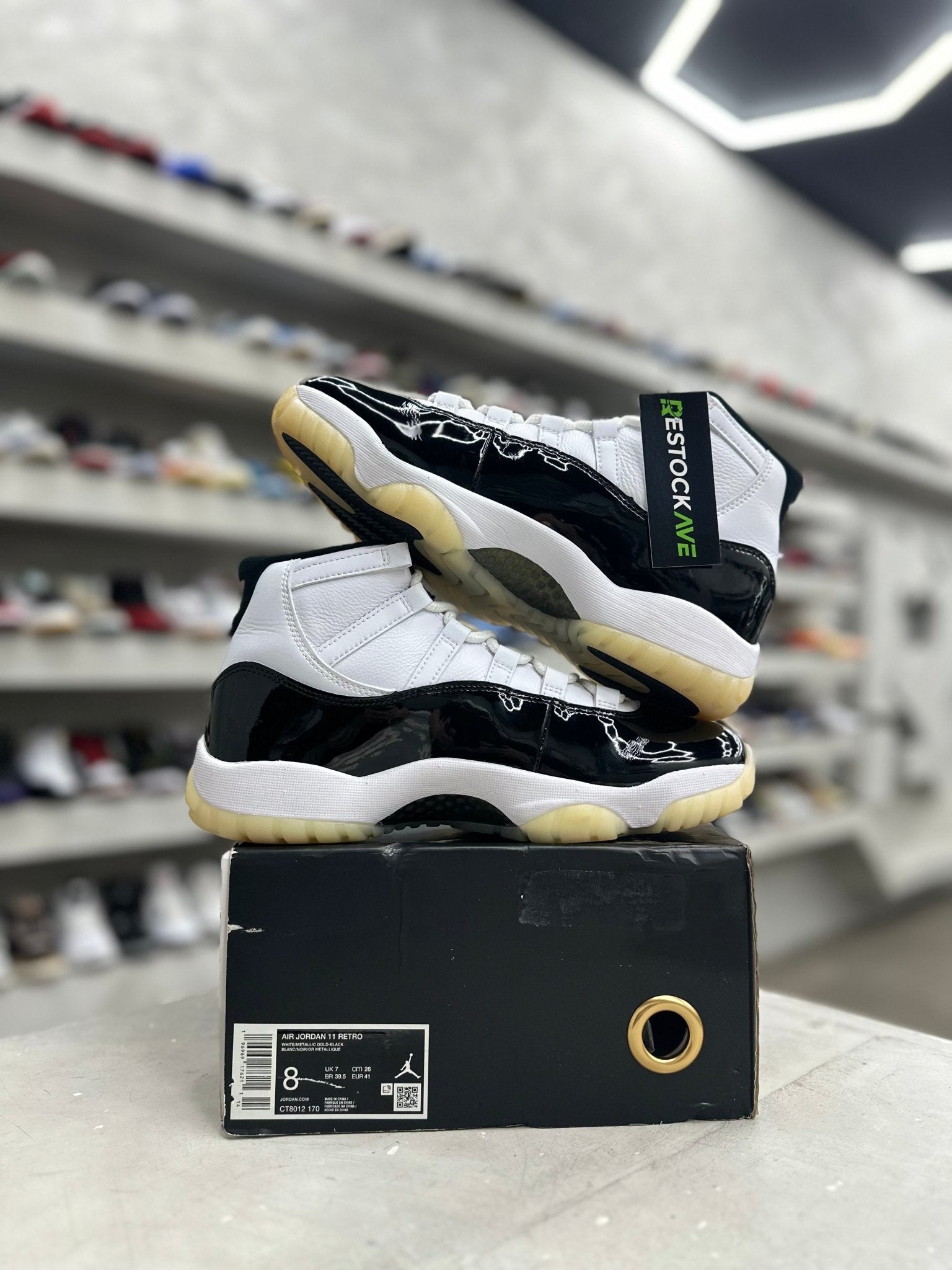 Jordan 11 Retro DMP Gratitude Sz 8 (PREOWNED) - Restock AveJordan 11 Retro DMP Gratitude Sz 8 (PREOWNED)Restock AveRestock Ave8Restock Ave