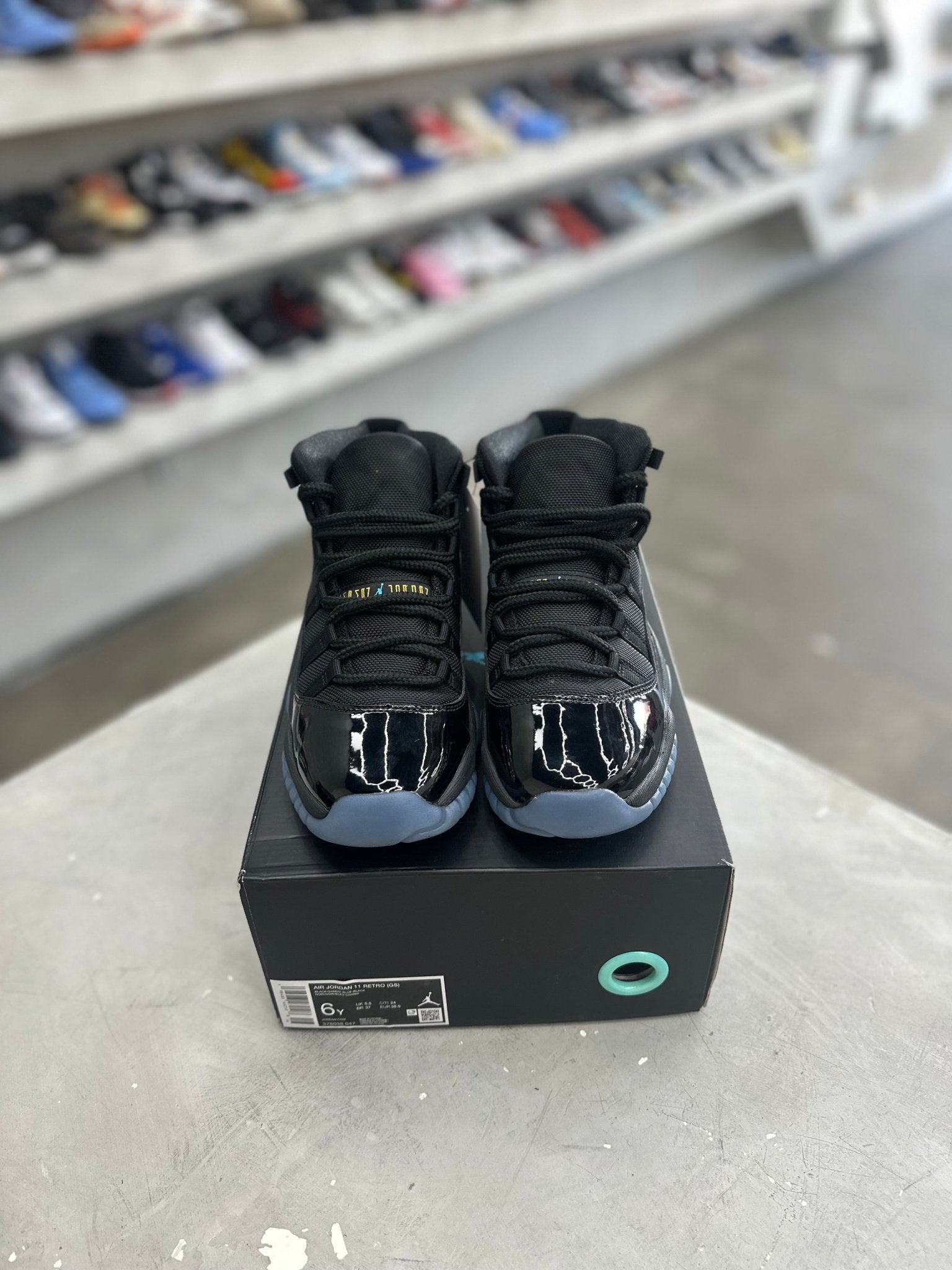 Jordan 11 Retro Gamma Blue Sz 6y (PREOWNED) - Restock AveJordan 11 Retro Gamma Blue Sz 6y (PREOWNED)Restock AveRestock Ave6yRestock Ave