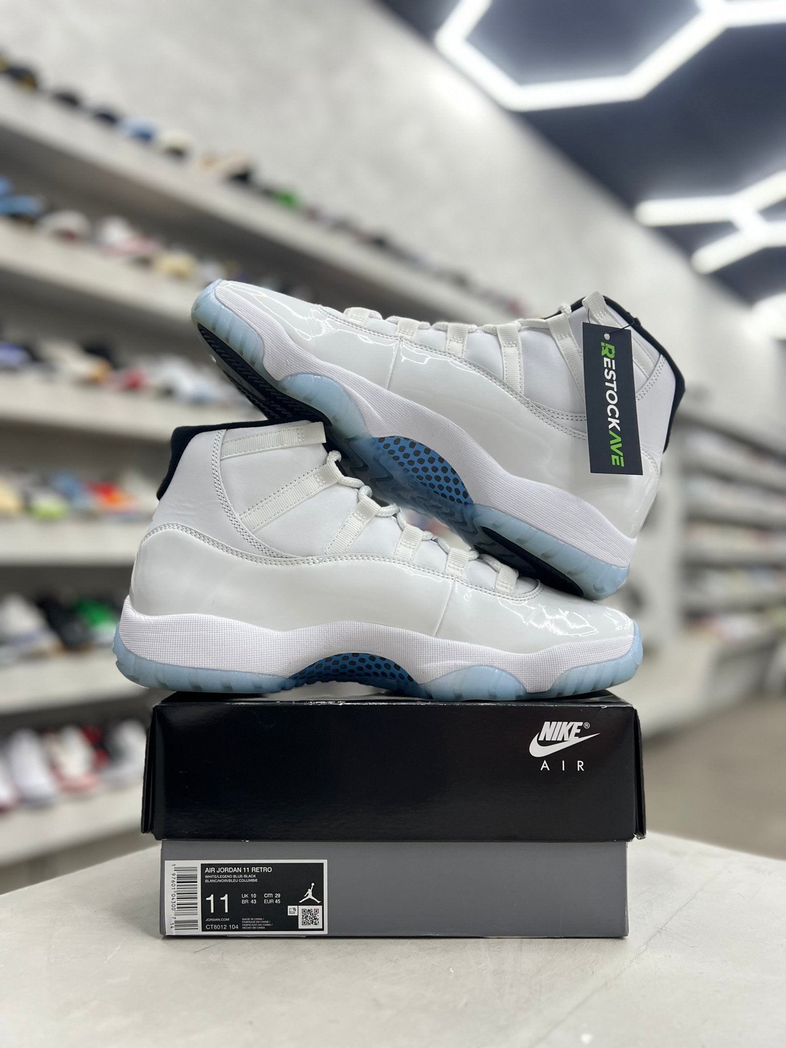 Jordan 11 Retro Legend Blue Sz 11 (PREOWNED) - Restock AveJordan 11 Retro Legend Blue Sz 11 (PREOWNED)Restock AveRestock Ave11Restock Ave