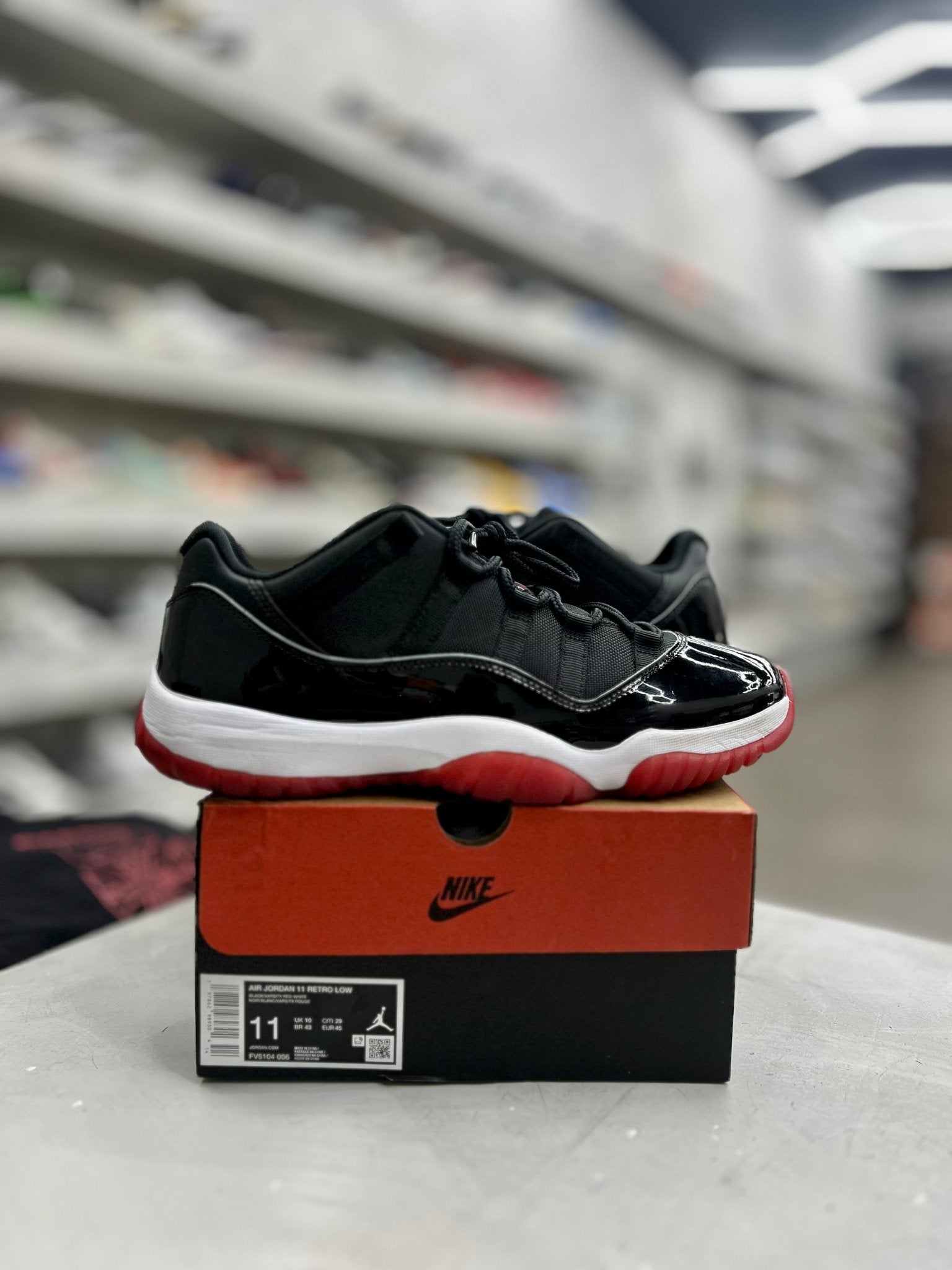 Jordan 11 Retro Low Bred Sz 11 (PREOWNED) - Restock AveJordan 11 Retro Low Bred Sz 11 (PREOWNED)Restock AveRestock Ave11Restock Ave