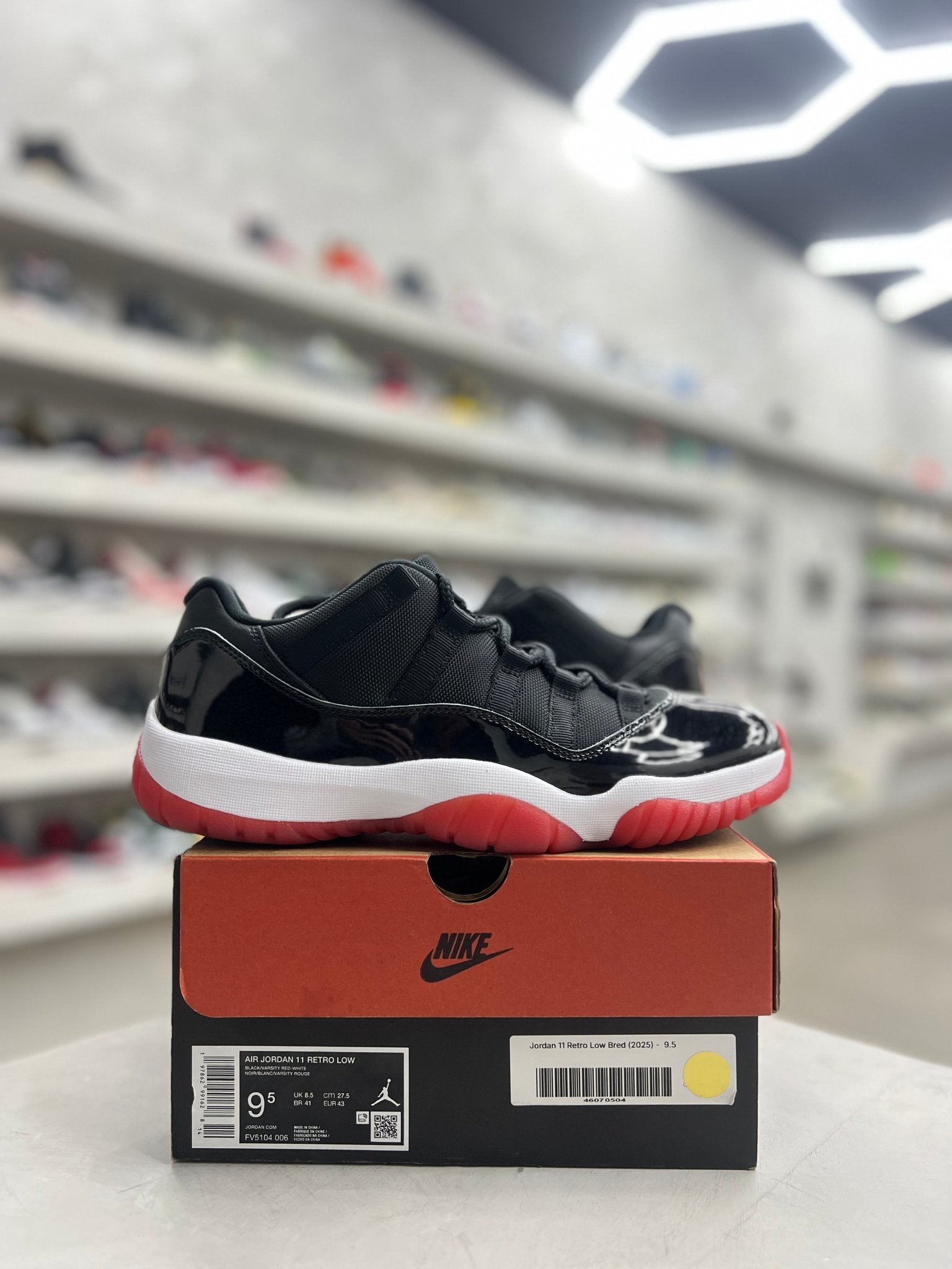 Jordan 11 Retro Low Bred Sz 9.5 (PREOWNED) - Restock AveJordan 11 Retro Low Bred Sz 9.5 (PREOWNED)Restock AveRestock Ave9.5Restock Ave