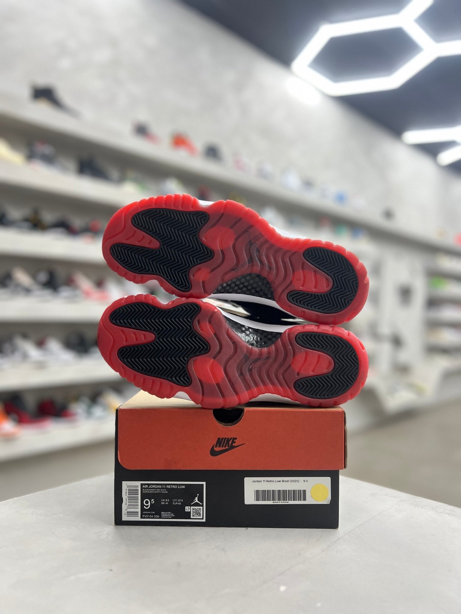 Jordan 11 Retro Low Bred Sz 9.5 (PREOWNED) - Restock AveJordan 11 Retro Low Bred Sz 9.5 (PREOWNED)Restock AveRestock Ave9.5Restock Ave