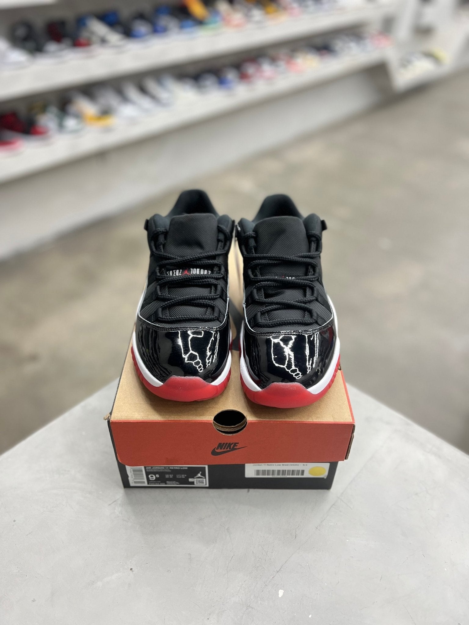 Jordan 11 Retro Low Bred Sz 9.5 (PREOWNED) - Restock AveJordan 11 Retro Low Bred Sz 9.5 (PREOWNED)Restock AveRestock Ave9.5Restock Ave